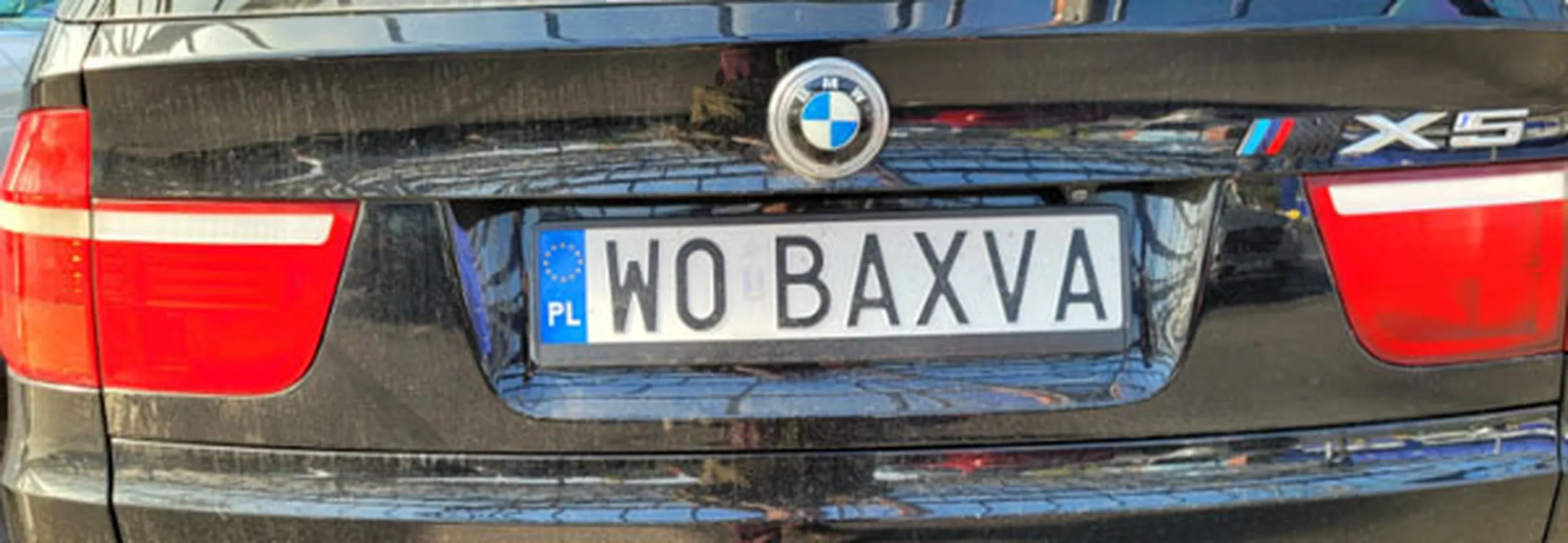 Fajny numer, blacha W0 BAXVA