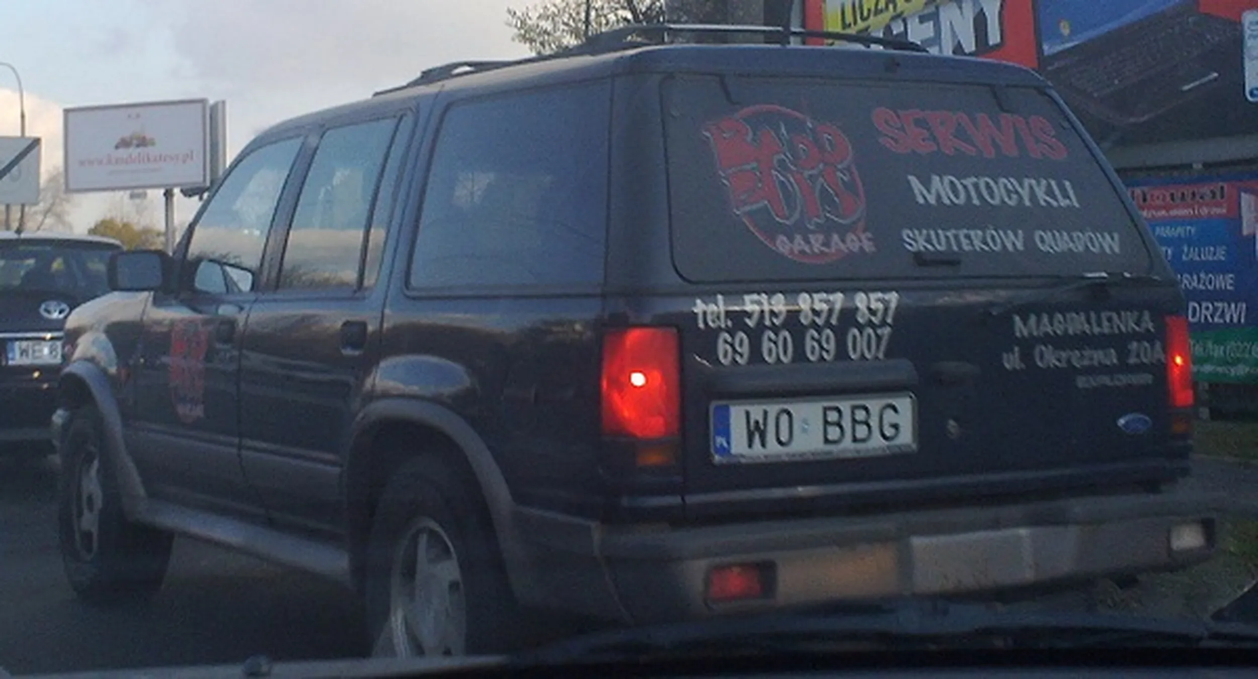 Fajny numer, blacha W0 BBG