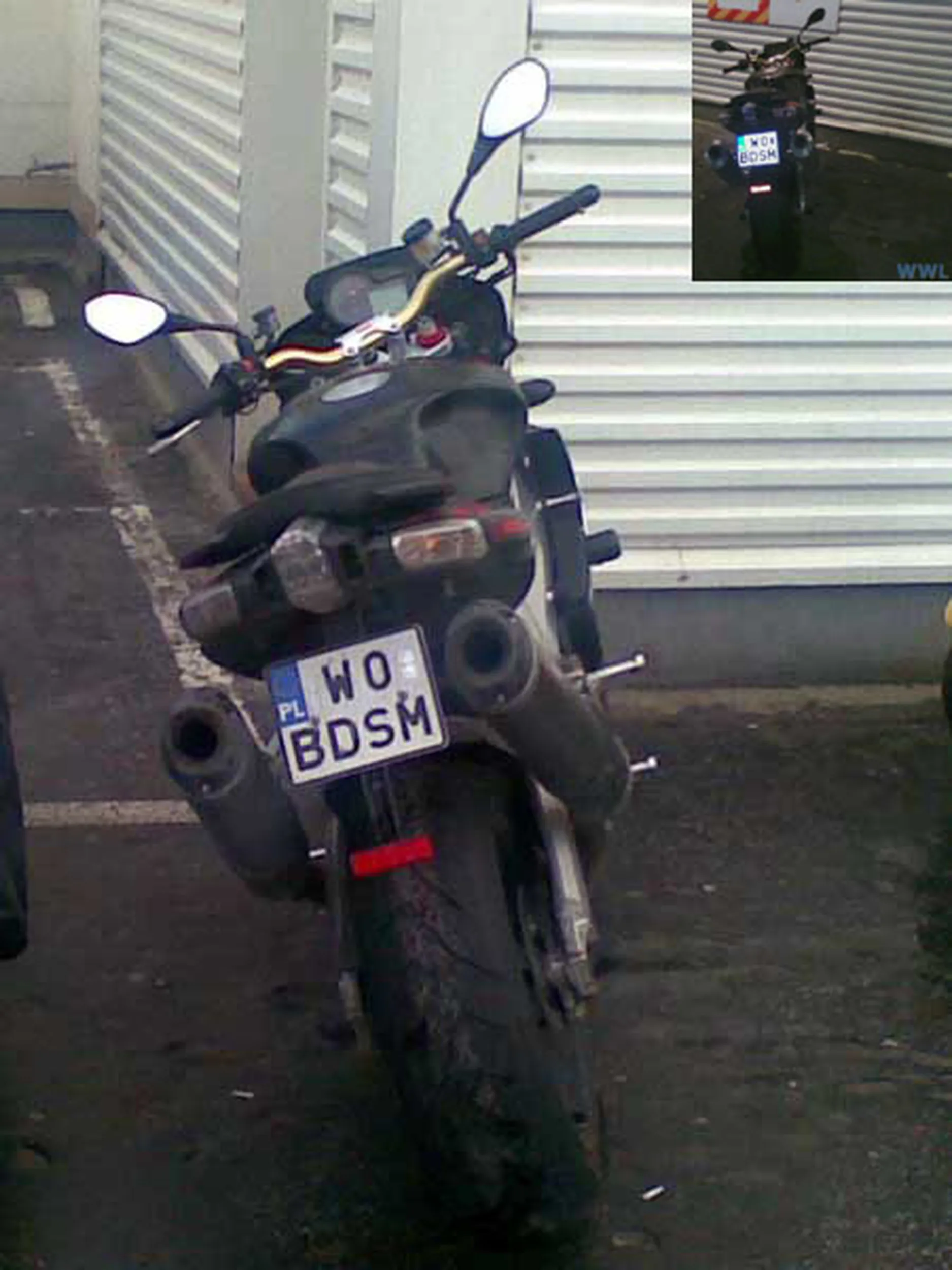 Fajny numer, blacha W0 BDSM