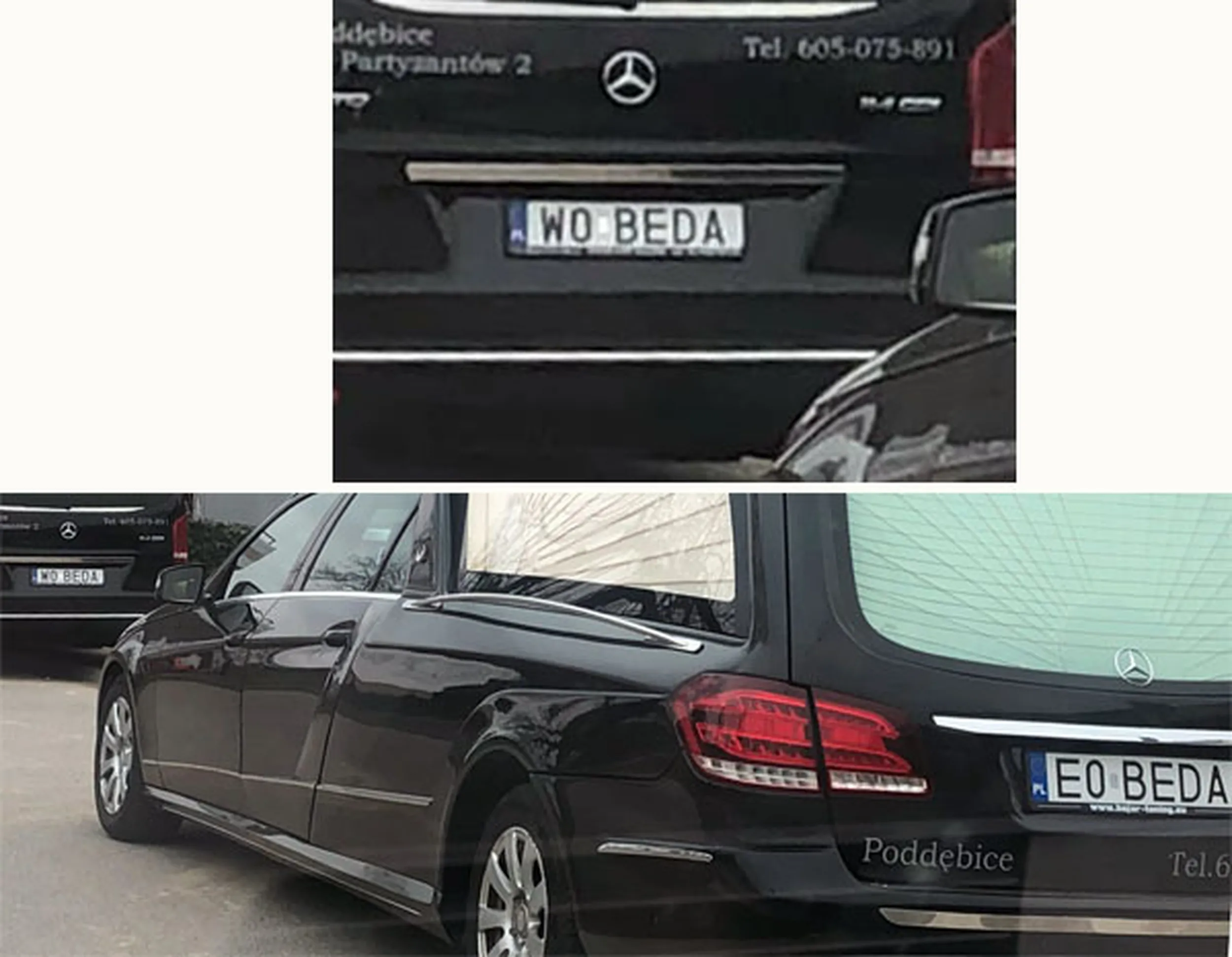 Fajny numer, blacha W0 BEDA