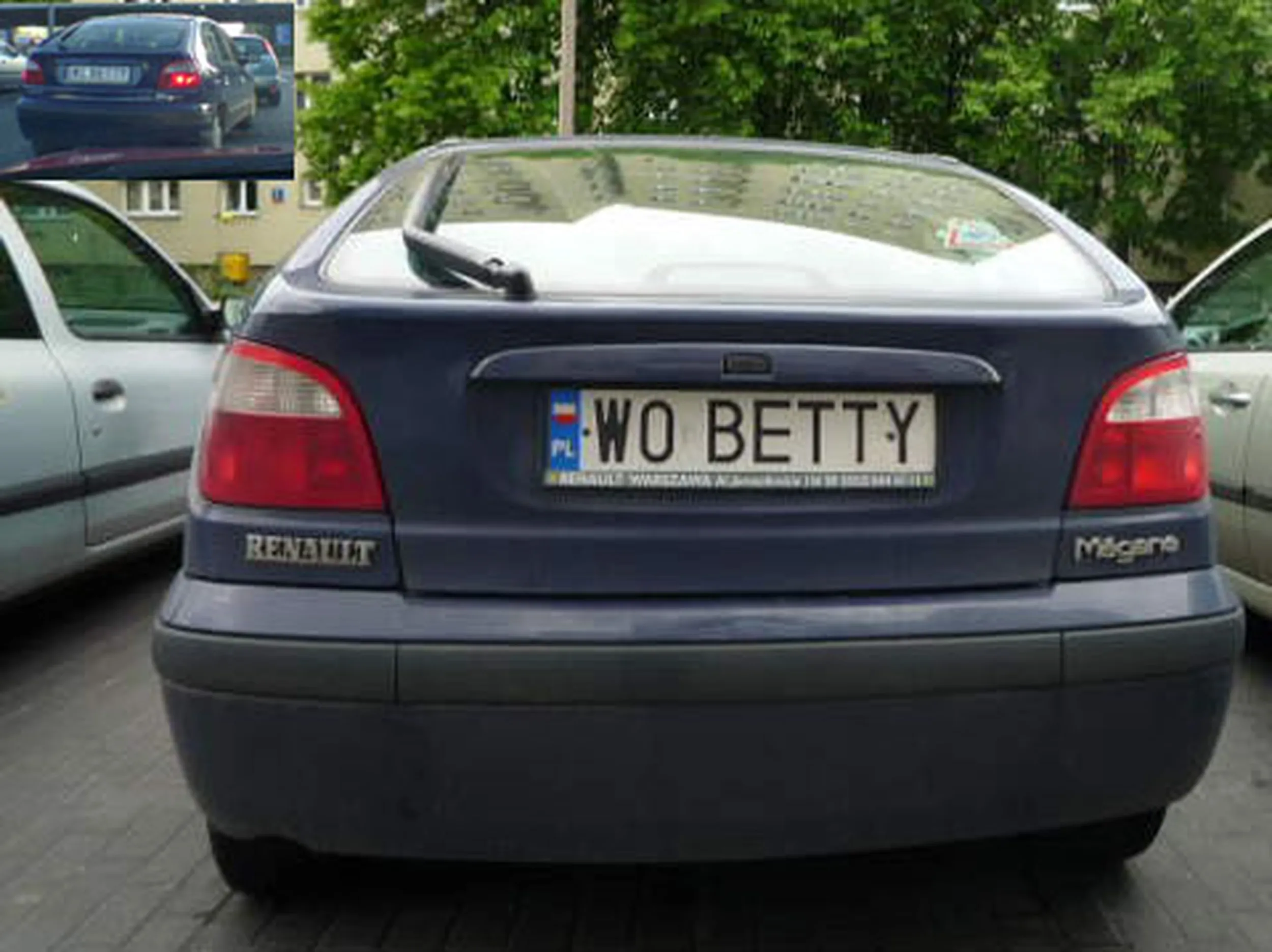 Fajny numer, blacha W0 BETTY