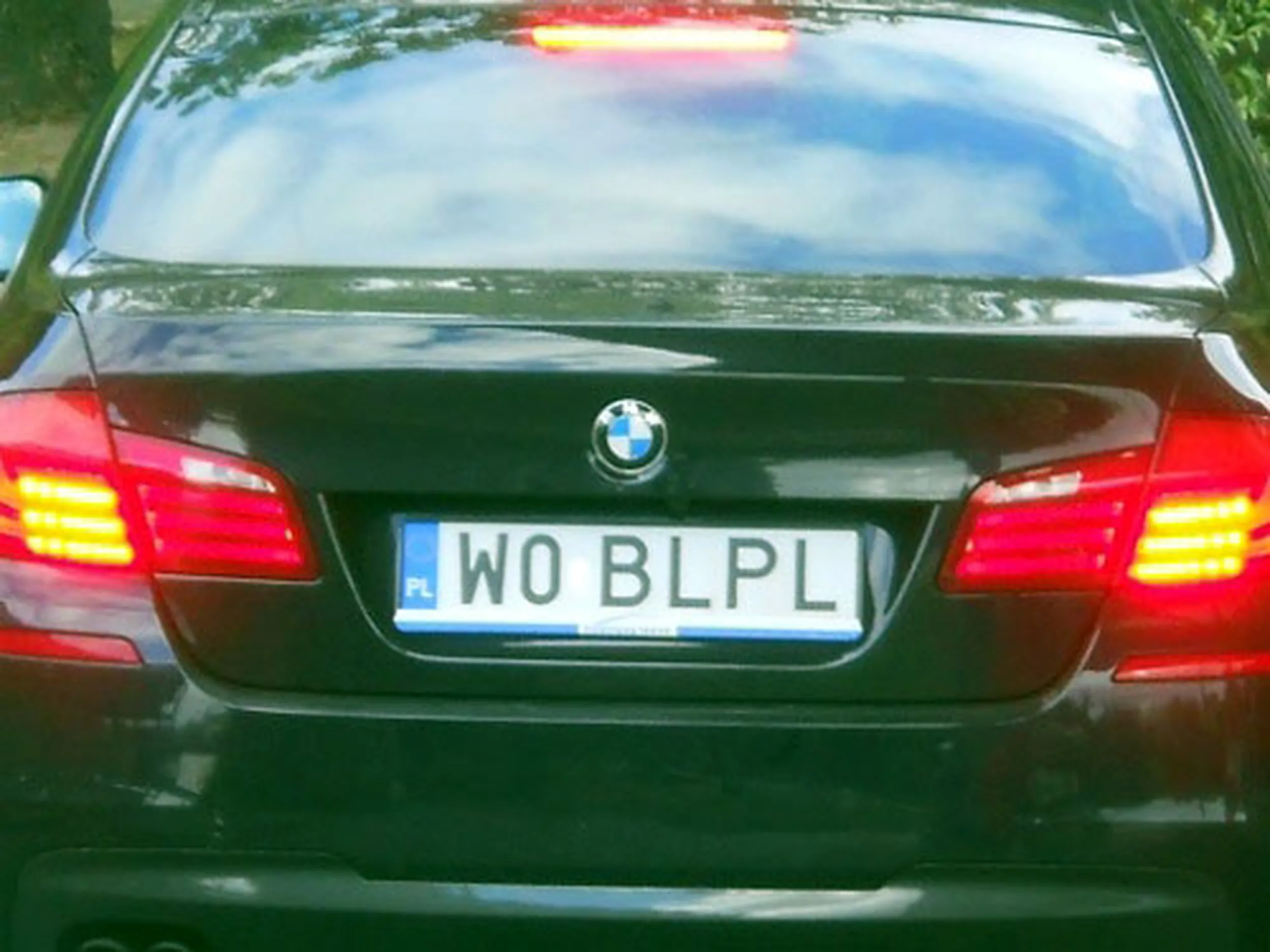 Fajny numer, blacha W0 BLPL