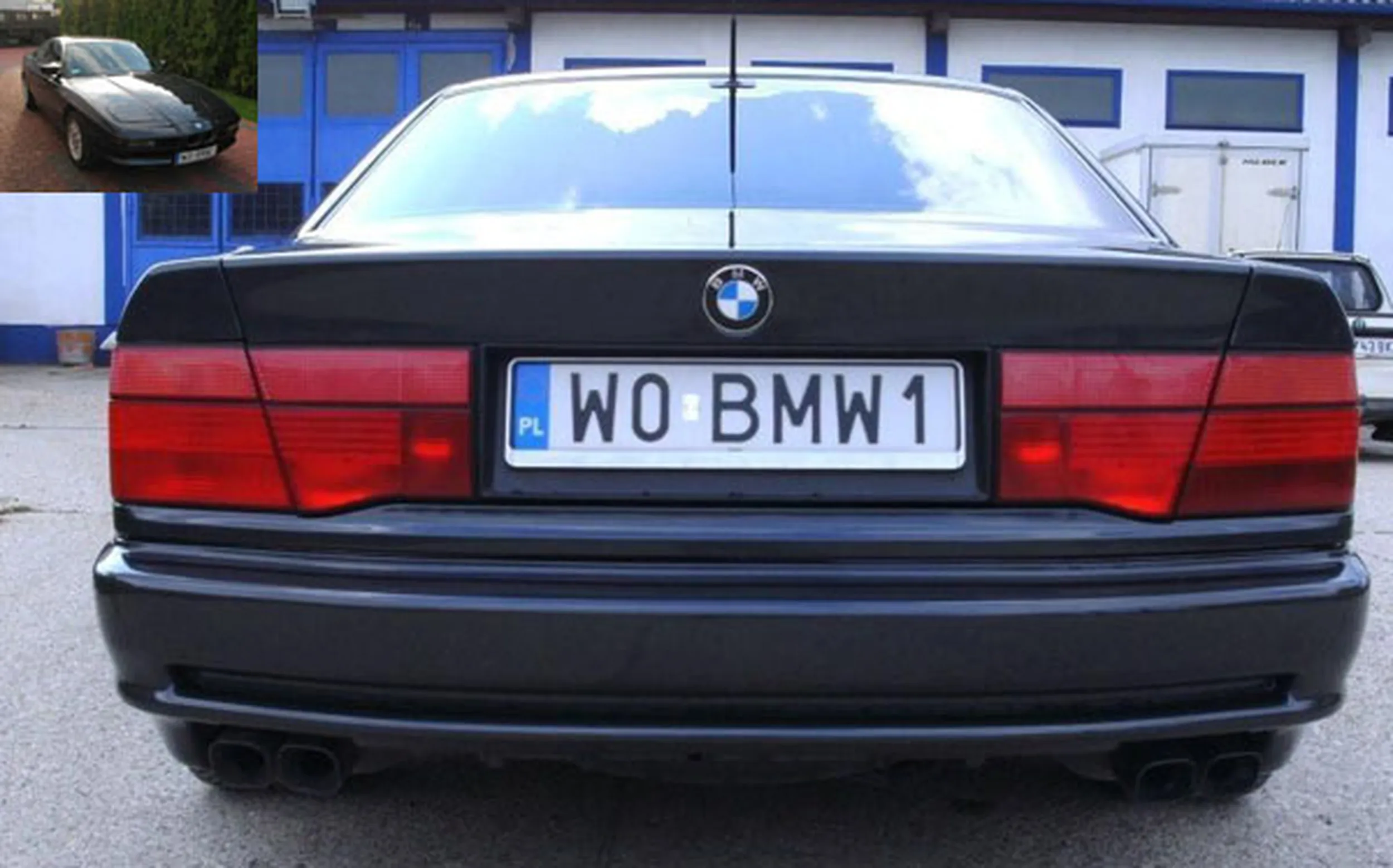 Fajny numer, blacha W0 BMW1