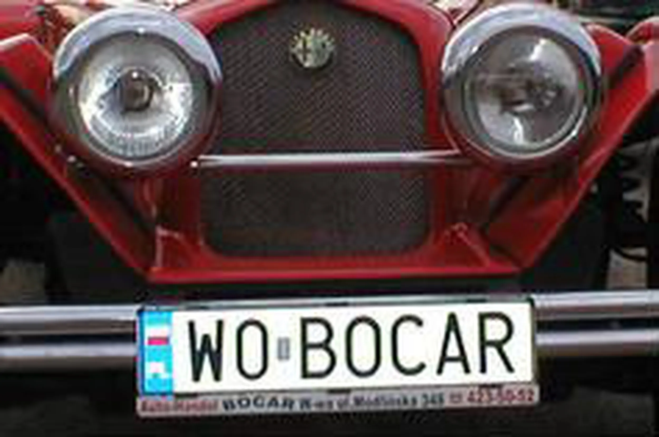 Fajny numer, blacha W0 BOCAR