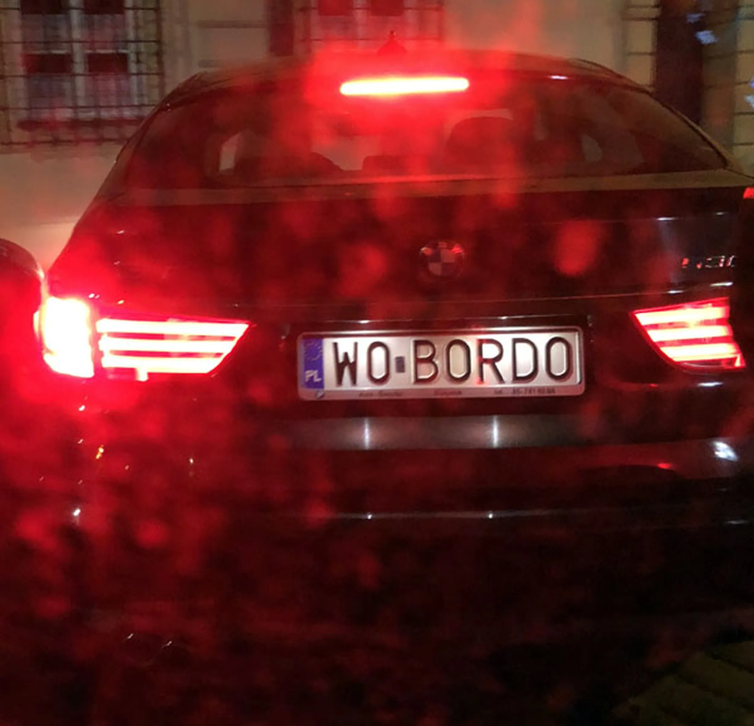 Fajny numer, blacha W0 BORDO