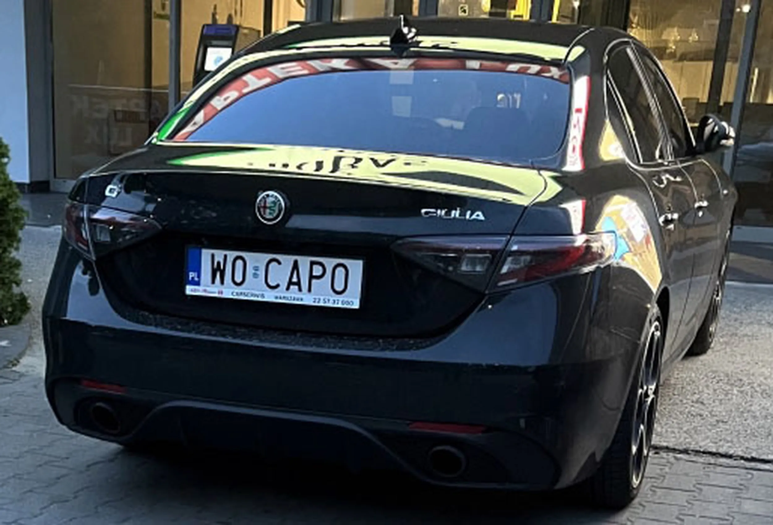 Fajny numer, blacha W0 CAPO