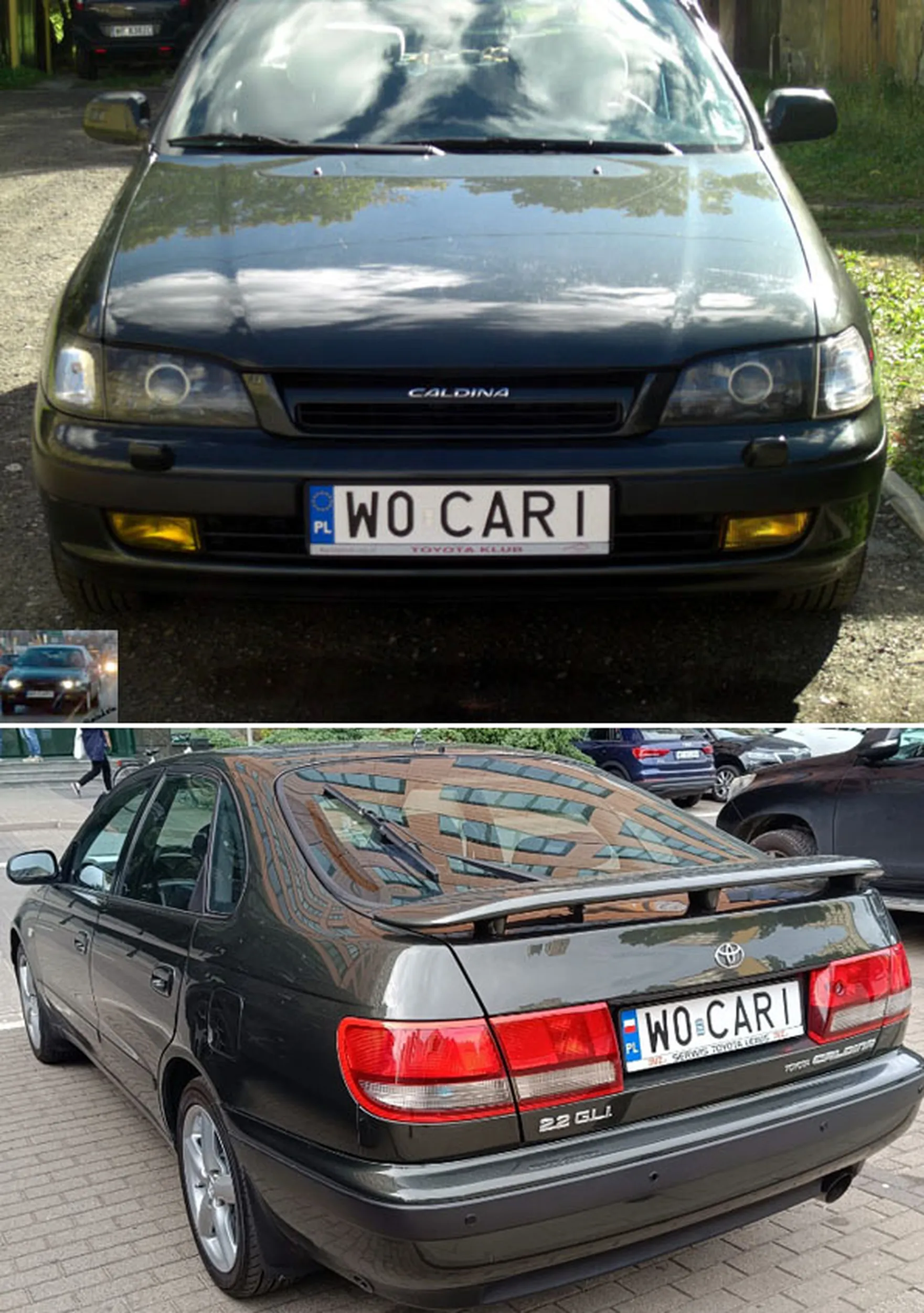 Fajny numer, blacha W0 CARI