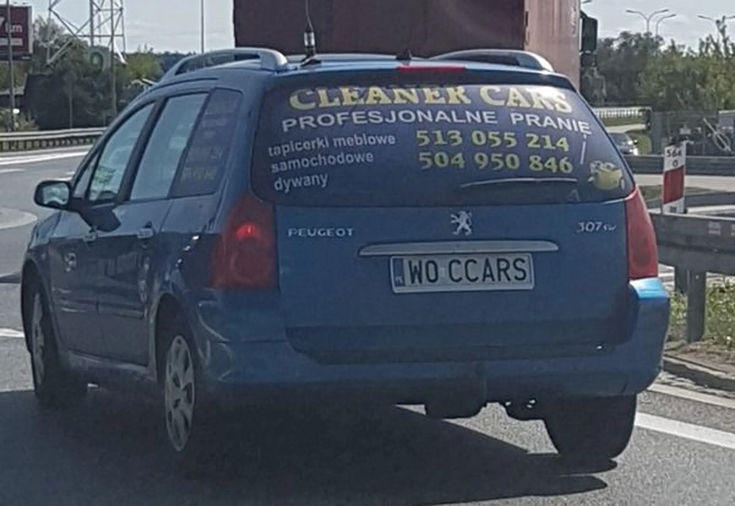 Fajny numer, blacha W0 CCARS