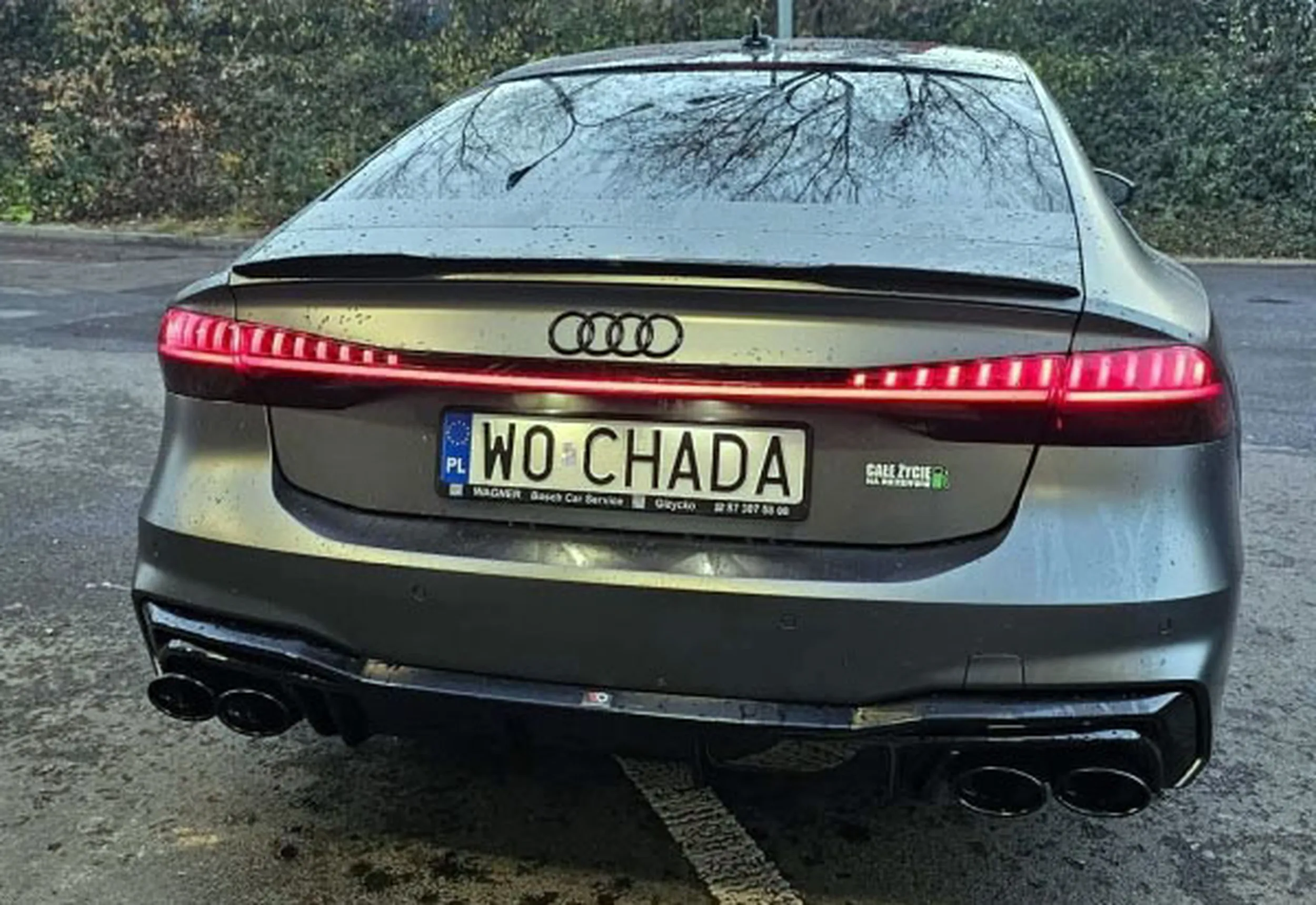 Fajny numer, blacha W0 CHADA