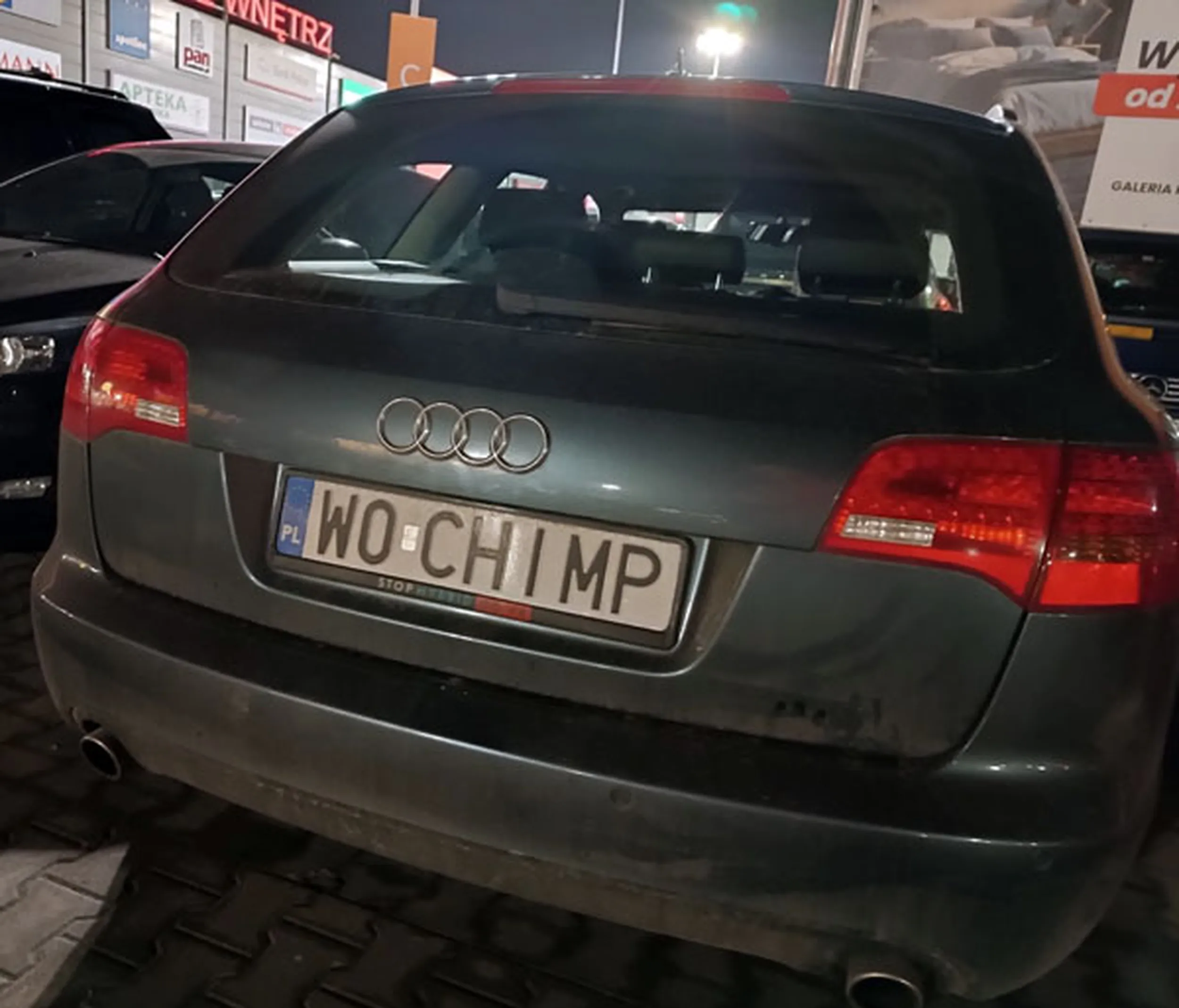 Fajny numer, blacha W0 CHIMP