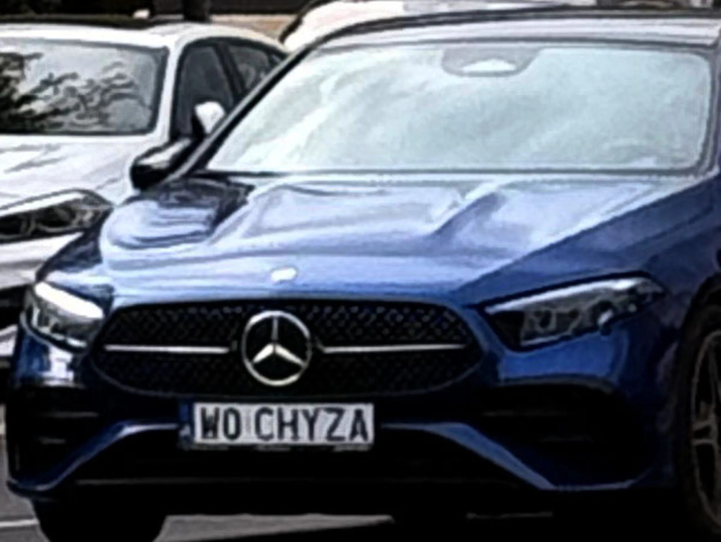 Fajny numer, blacha W0 CHYZA