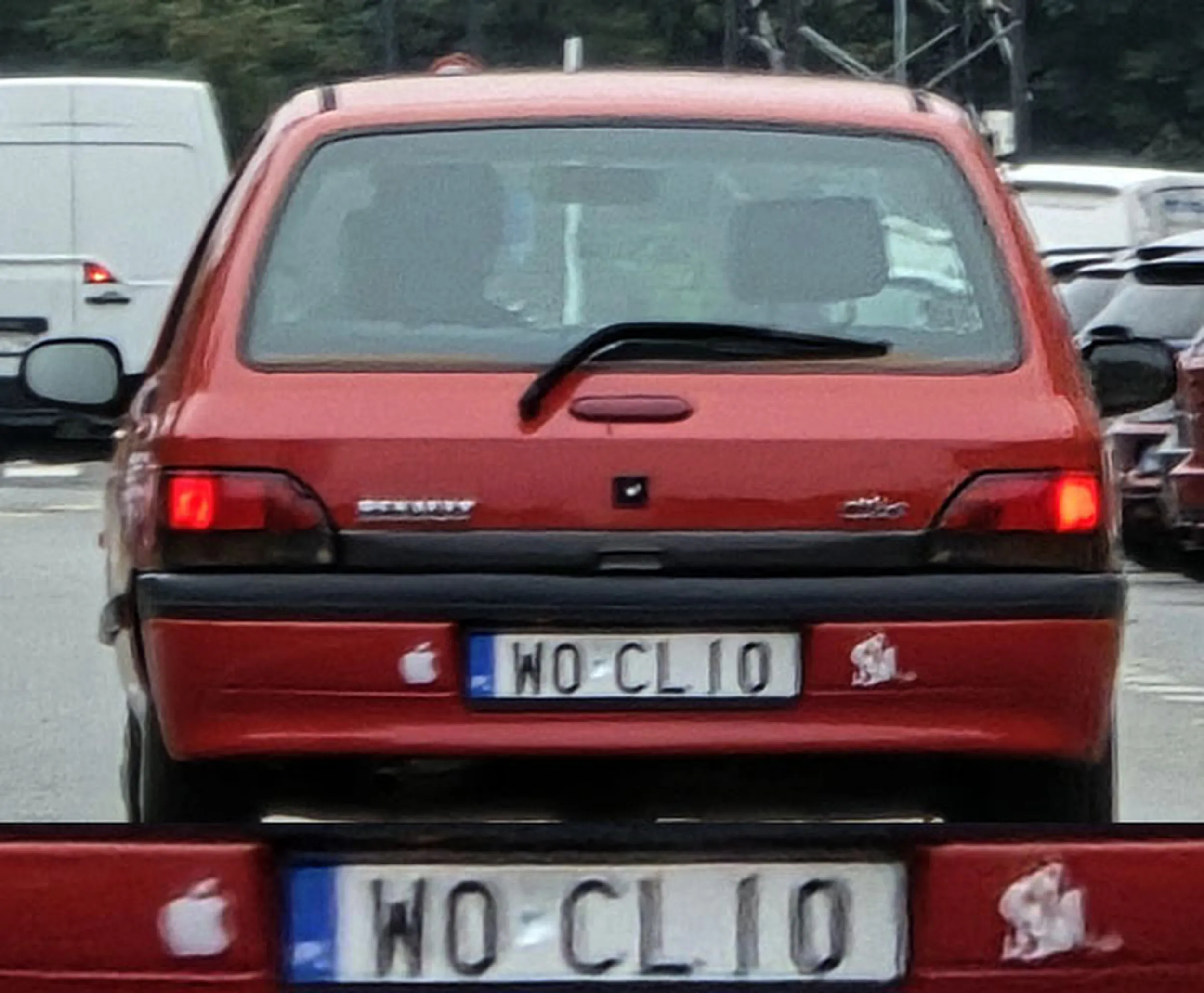 Fajny numer, blacha W0 CLI0