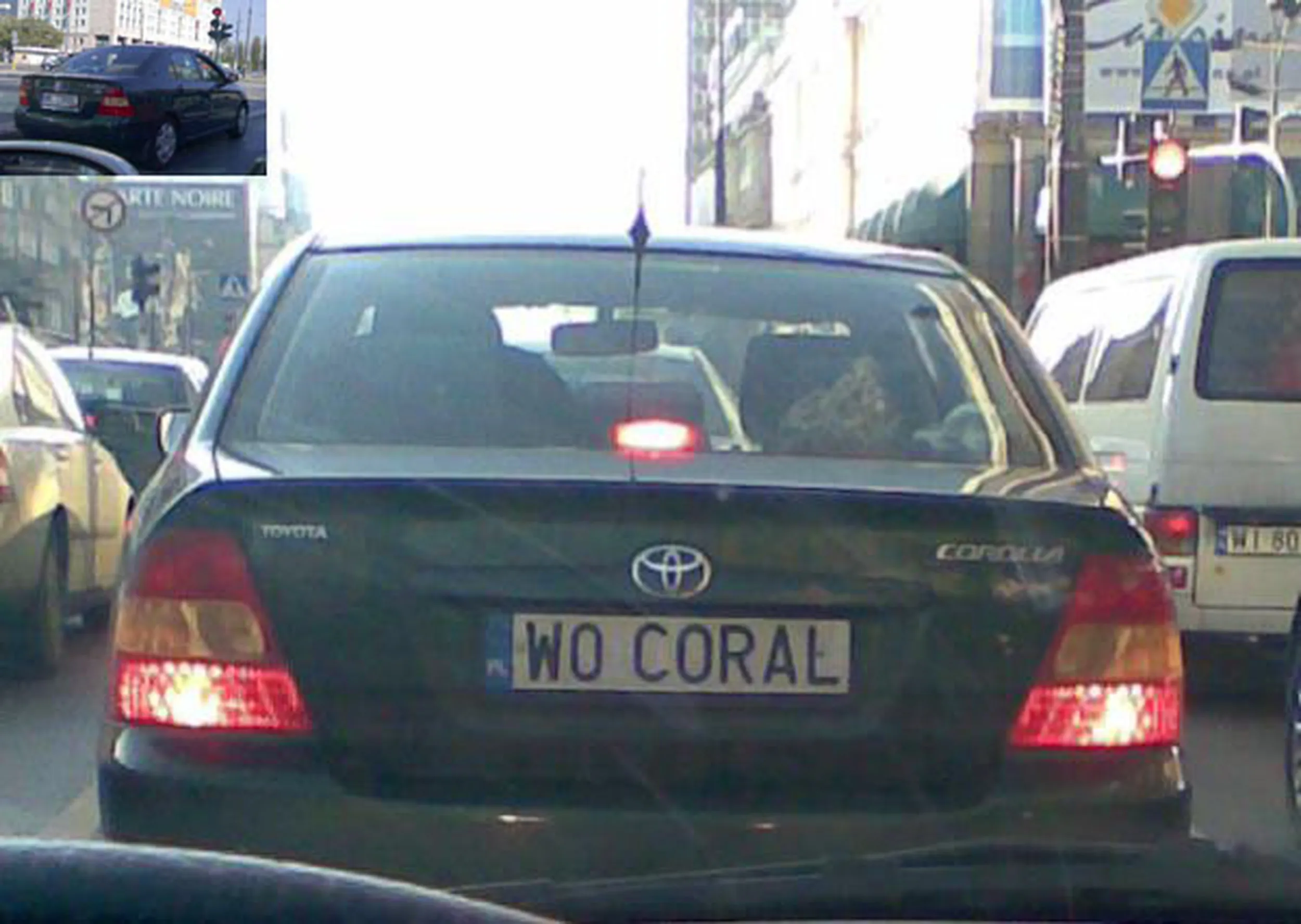 Fajny numer, blacha W0 CORAL