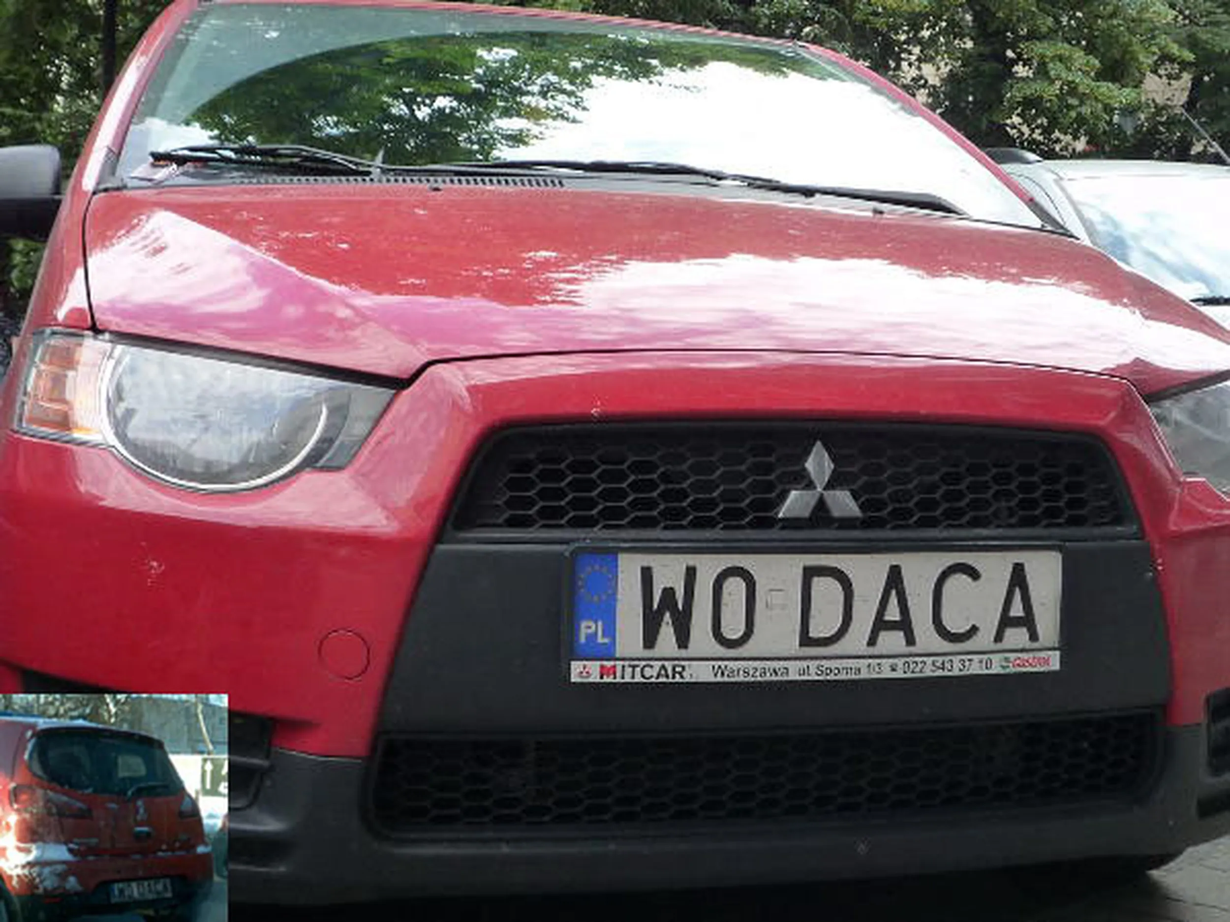 Fajny numer, blacha W0 DACA