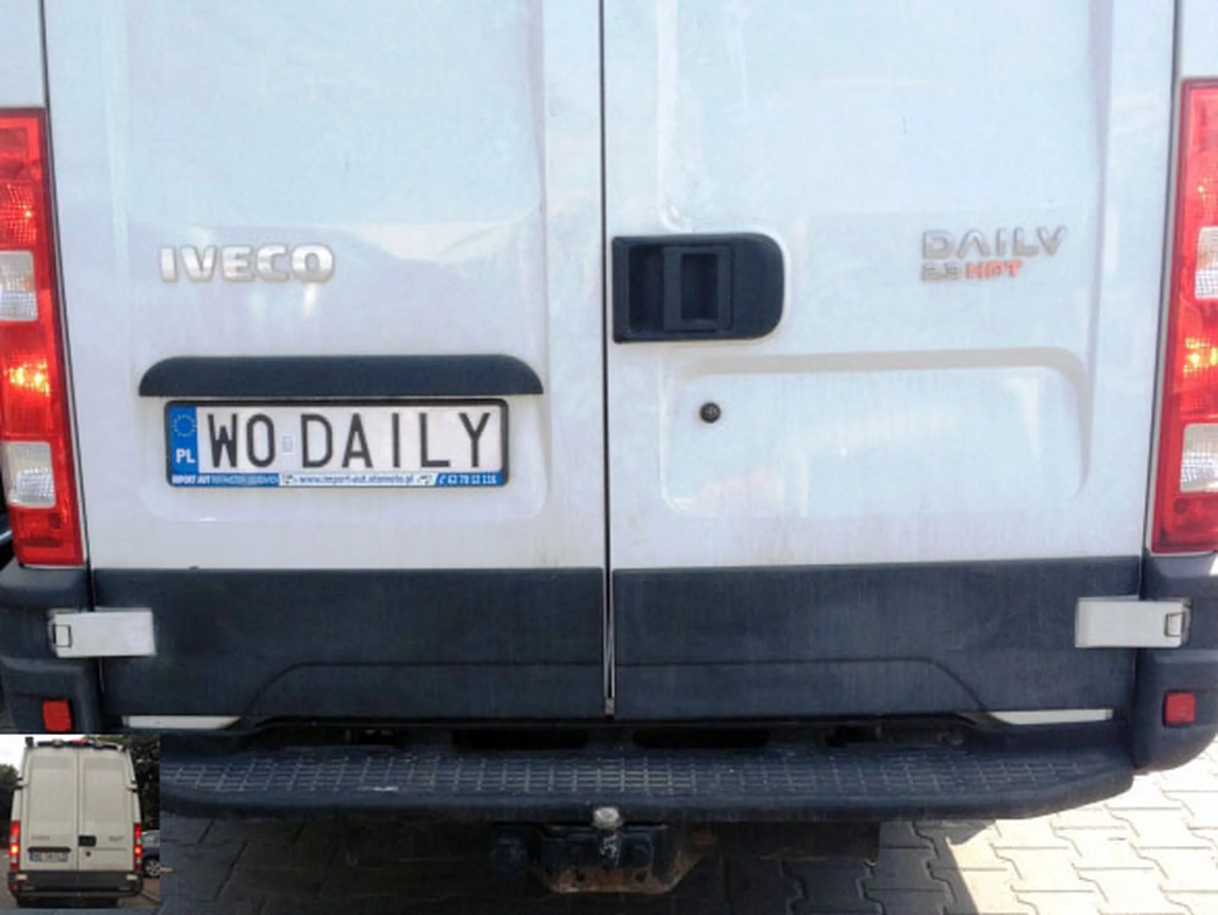 Fajny numer, blacha W0 DAILY