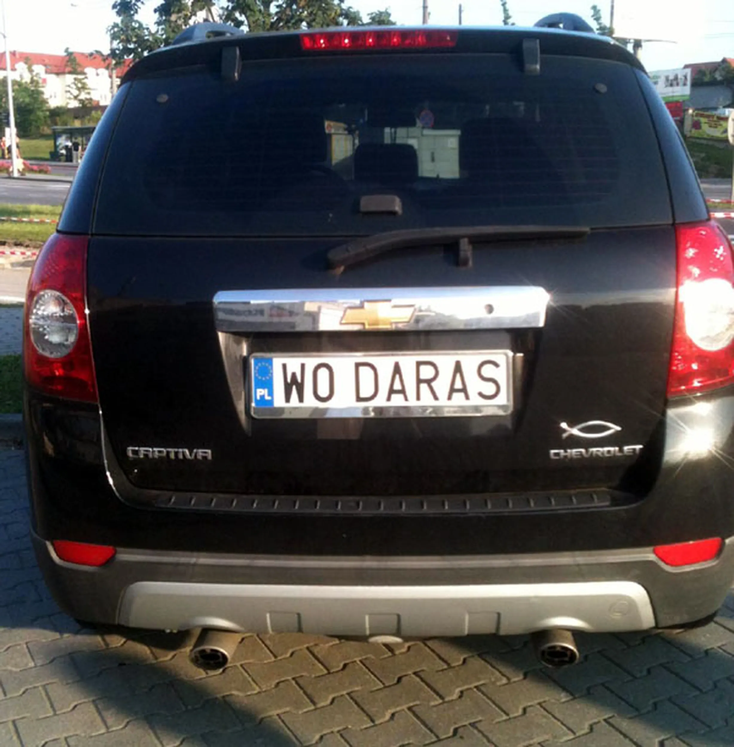 Fajny numer, blacha W0 DARAS