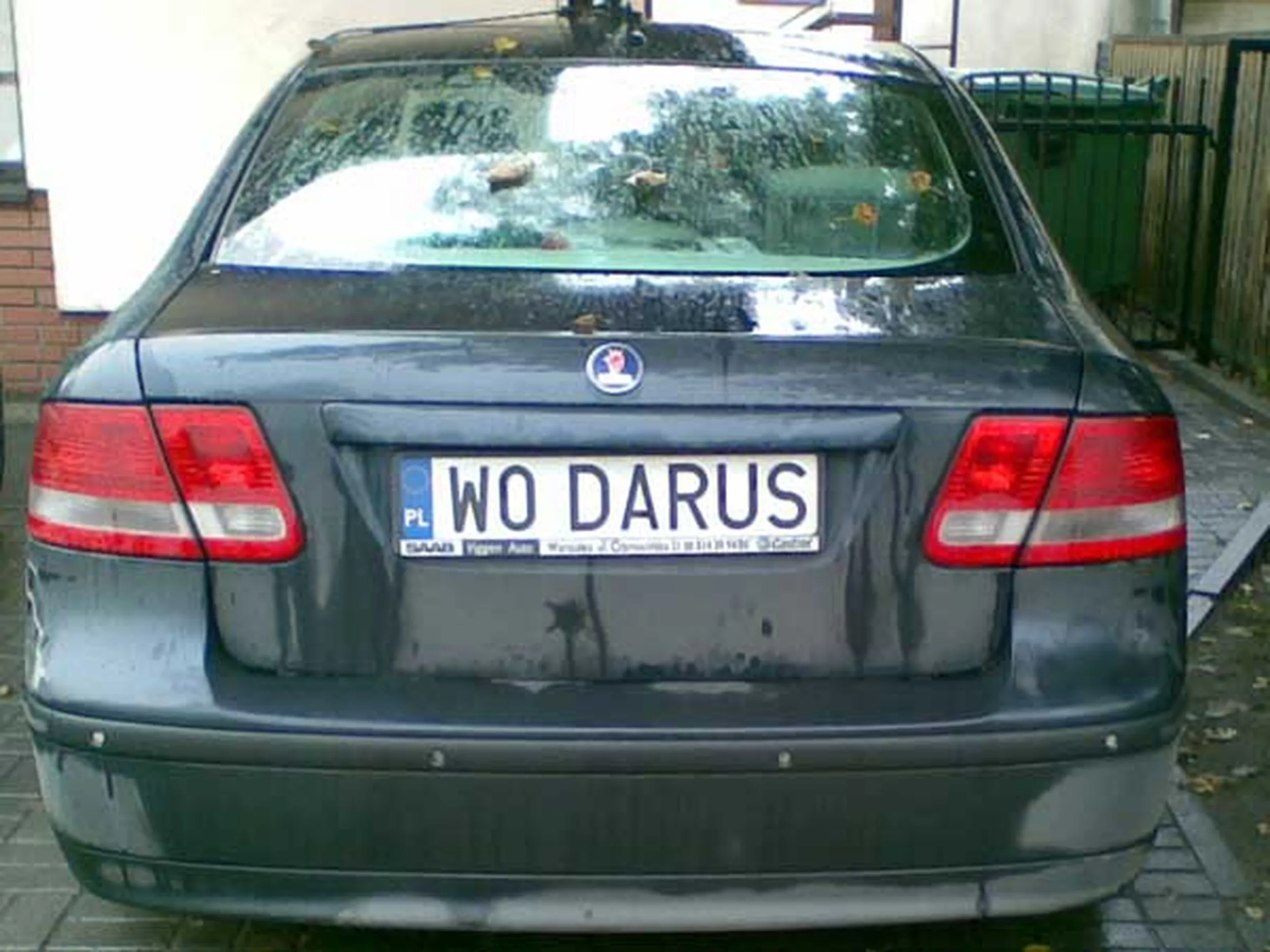 Fajny numer, blacha W0 DARUS