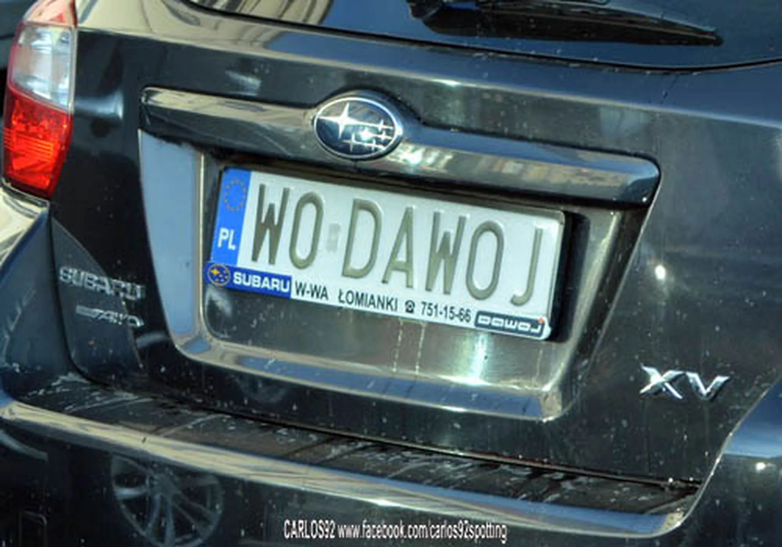 Fajny numer, blacha W0 DAWOJ