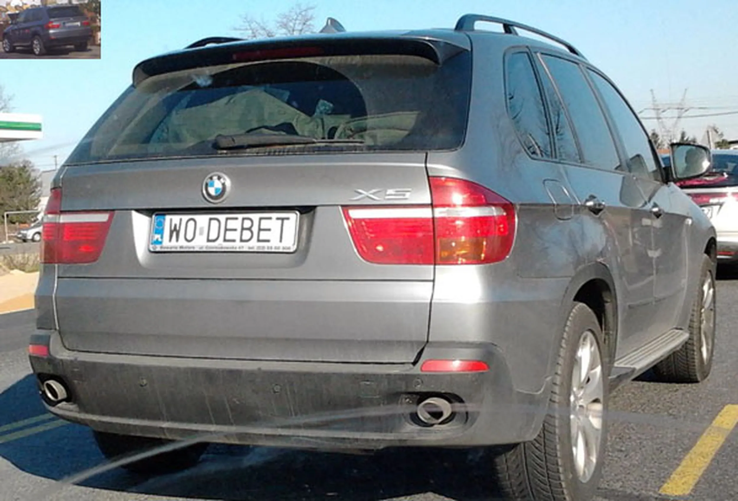 Fajny numer, blacha W0 DEBET