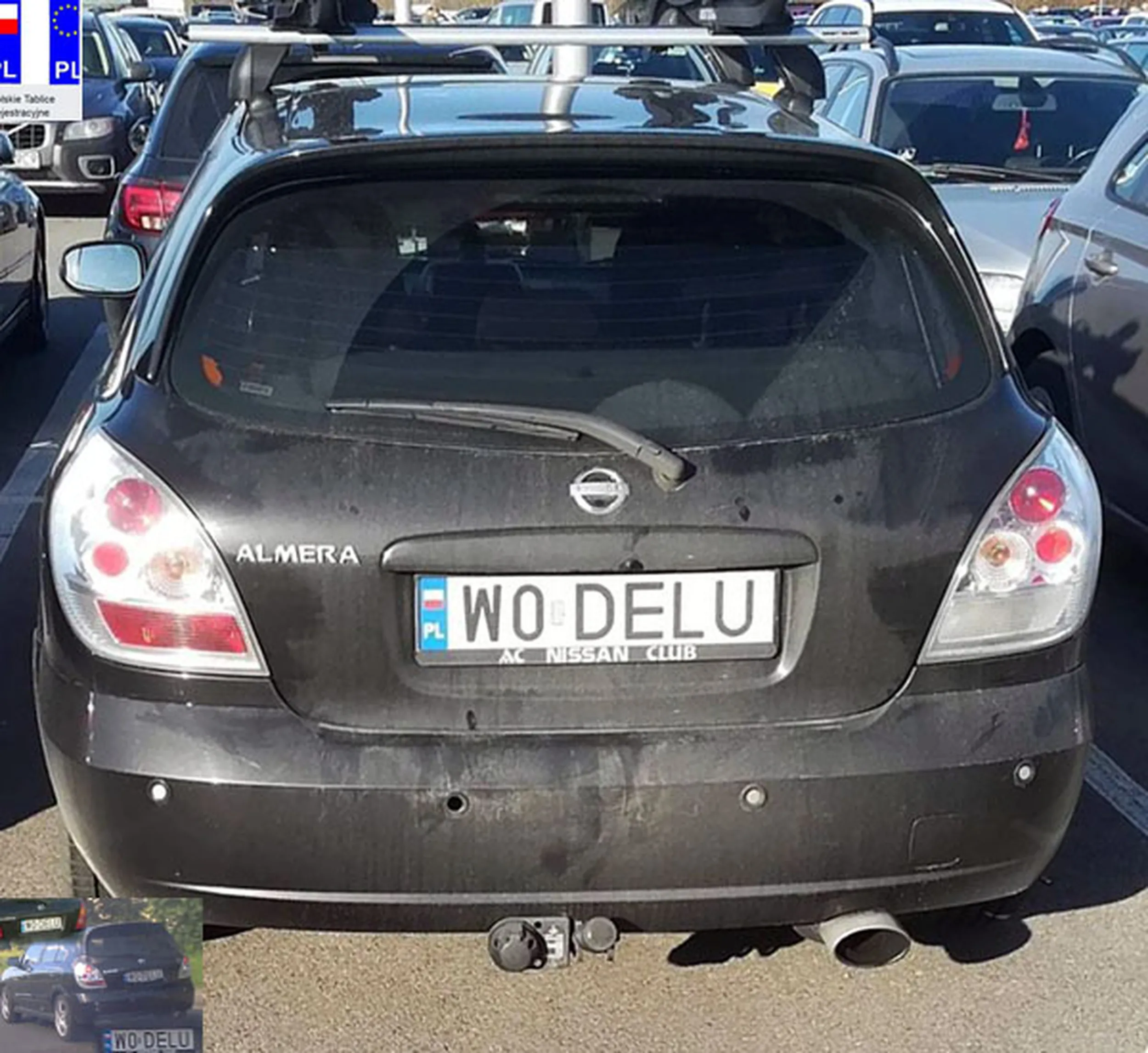 Fajny numer, blacha W0 DELU