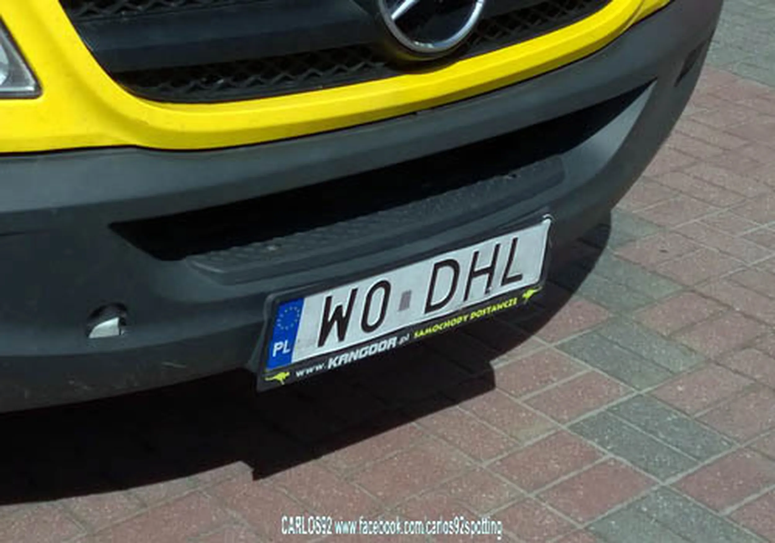 Fajny numer, blacha W0 DHL