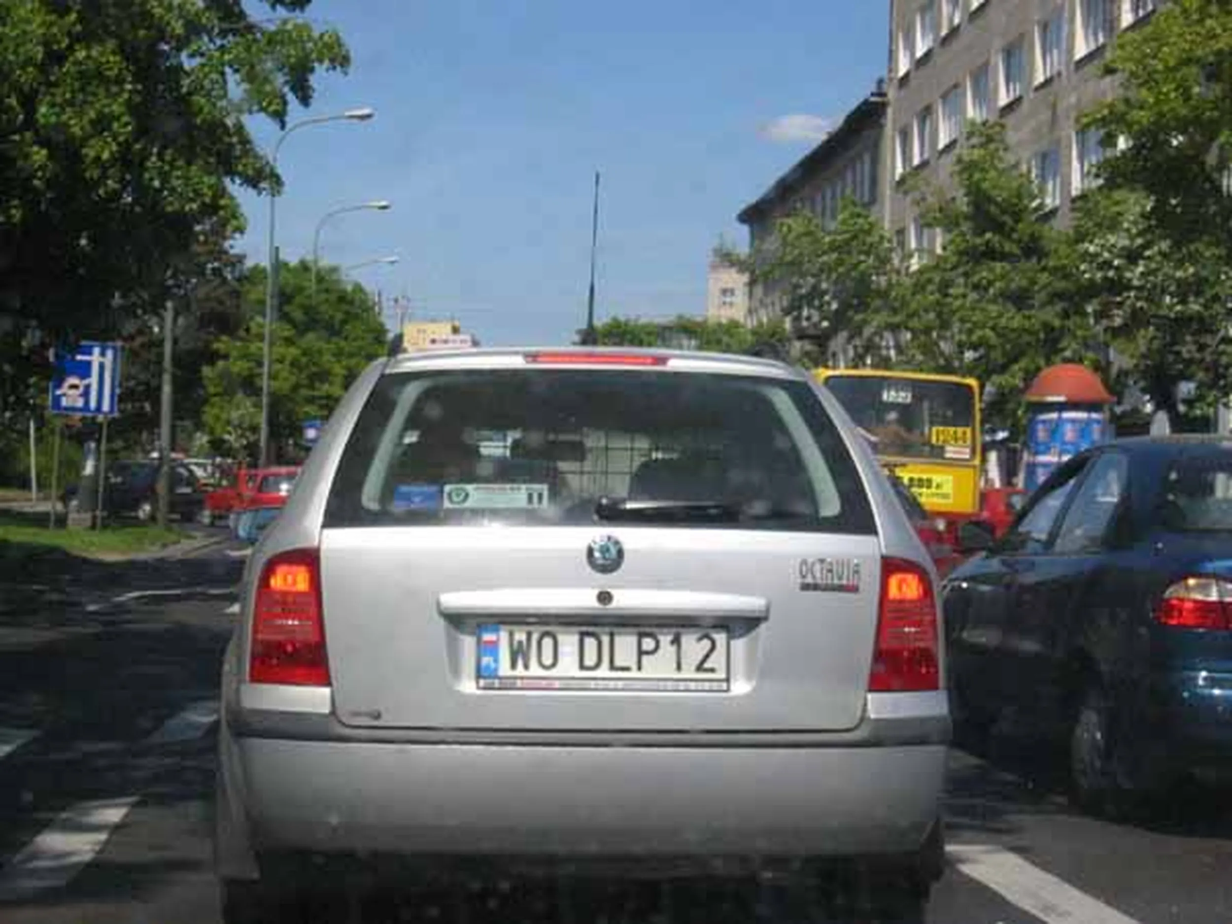 Fajny numer, blacha W0 DLP12