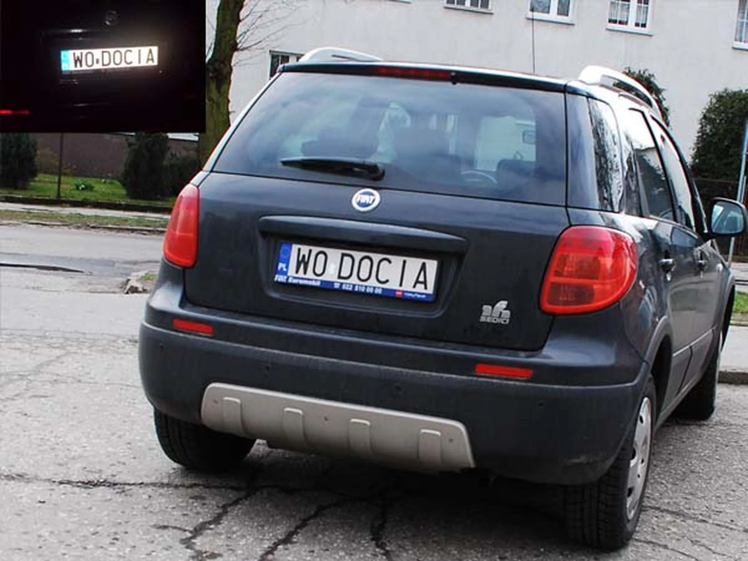 Fajny numer, blacha W0 DOCIA