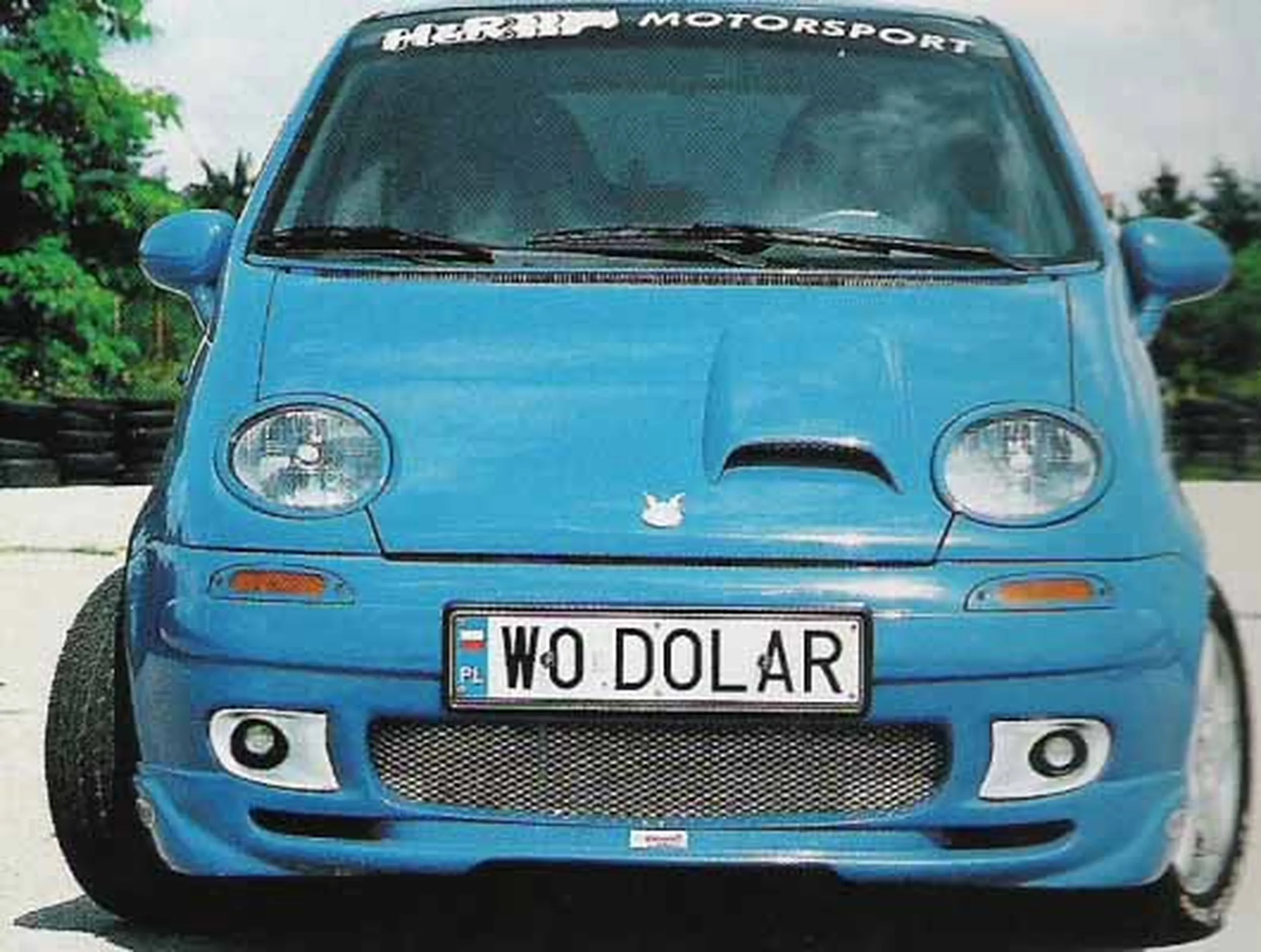 Fajny numer, blacha W0 DOLAR