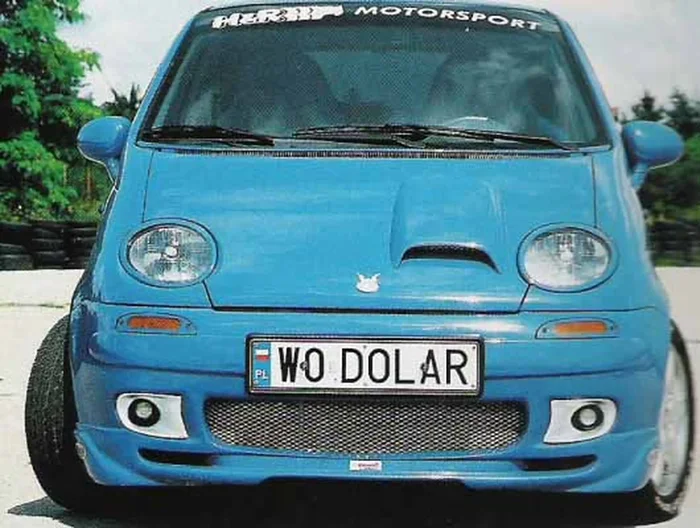 Fajny numer, blacha W0 DOLAR