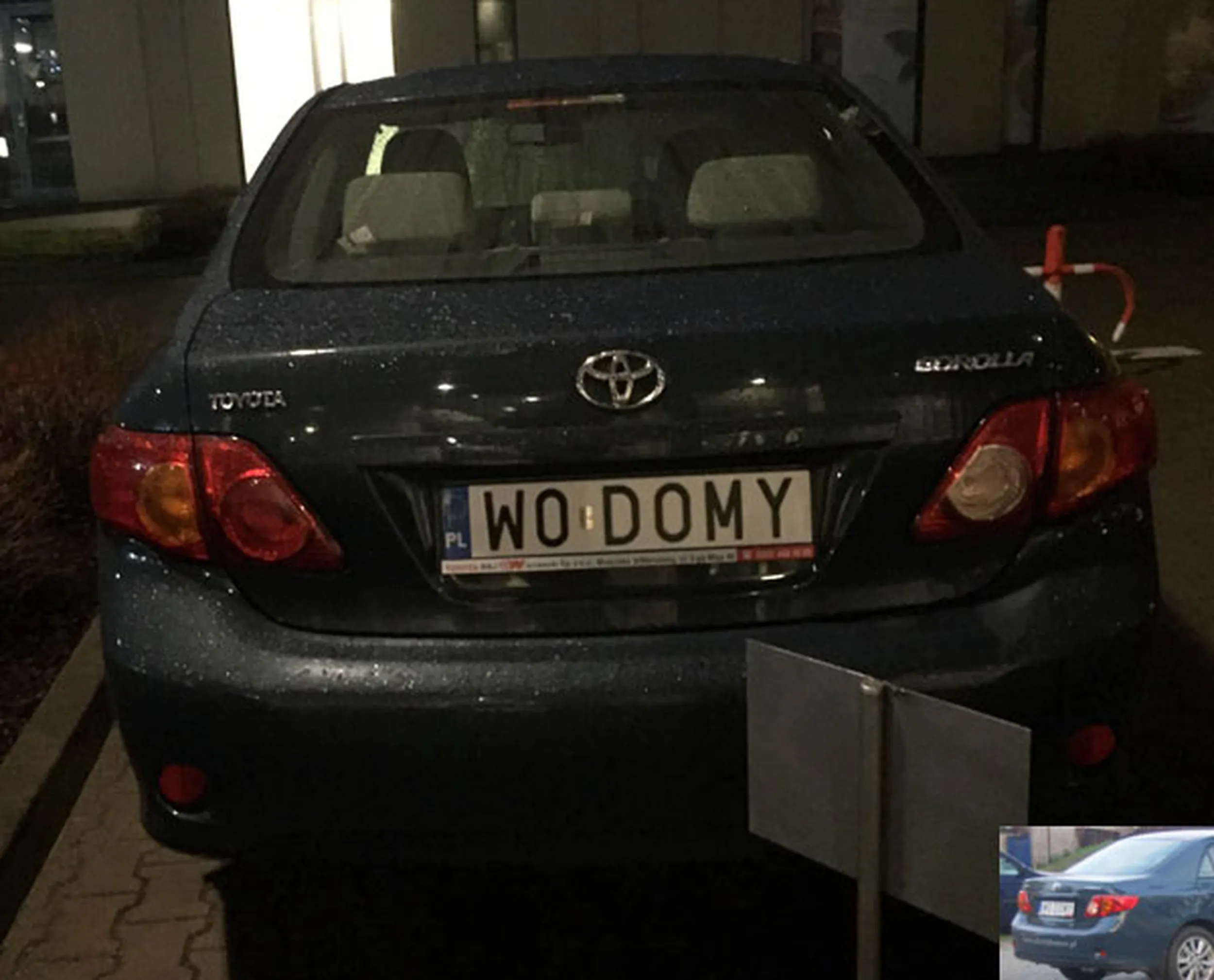 Fajny numer, blacha W0 DOMY