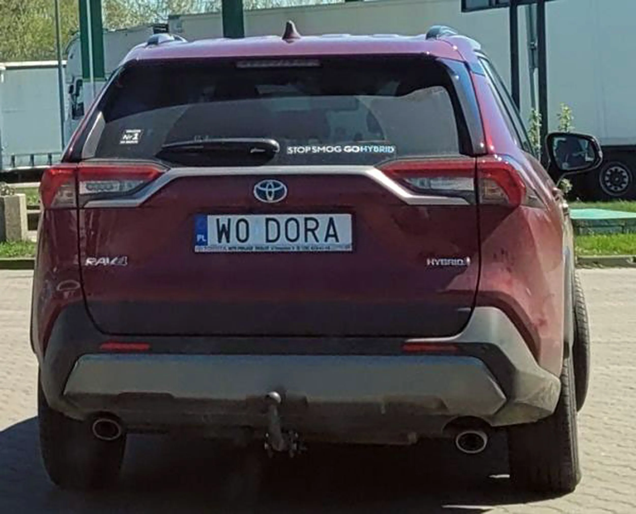 Fajny numer, blacha W0 DORA