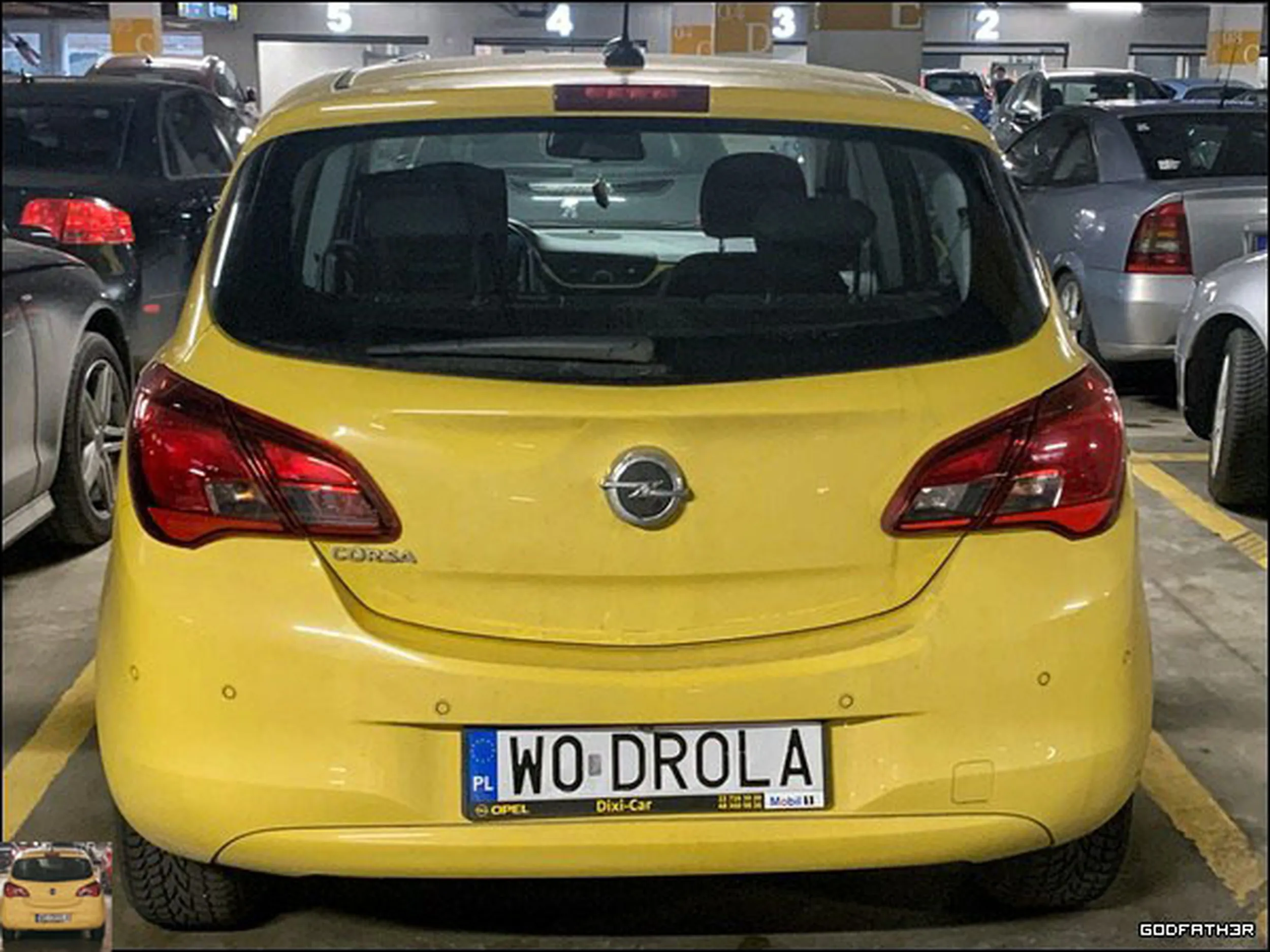 Fajny numer, blacha W0 DROLA