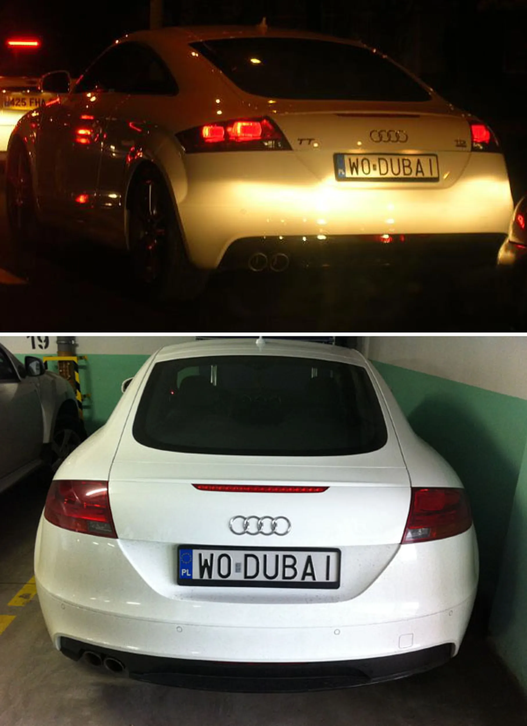 Fajny numer, blacha W0 DUBAI