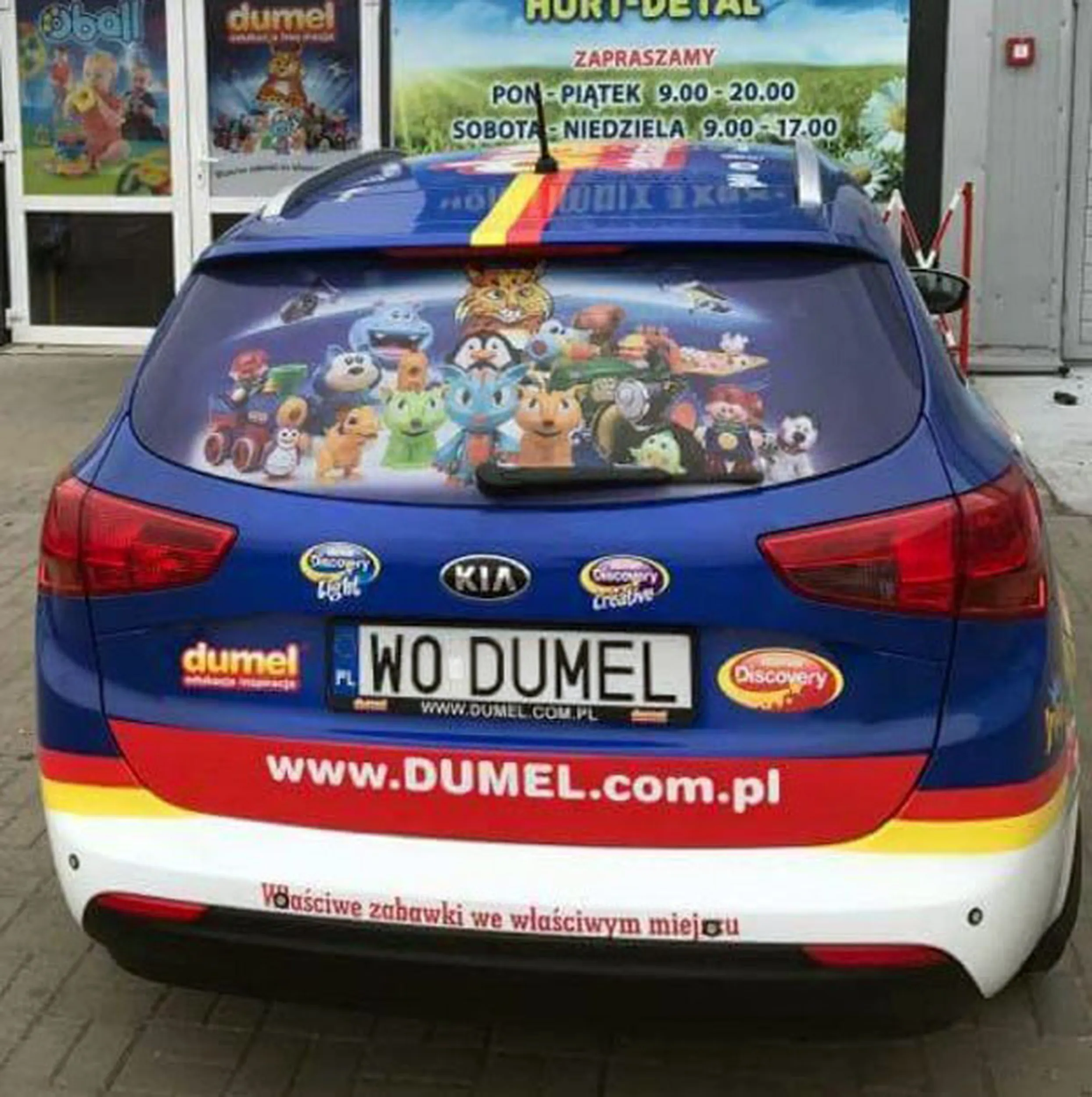 Fajny numer, blacha W0 DUMEL