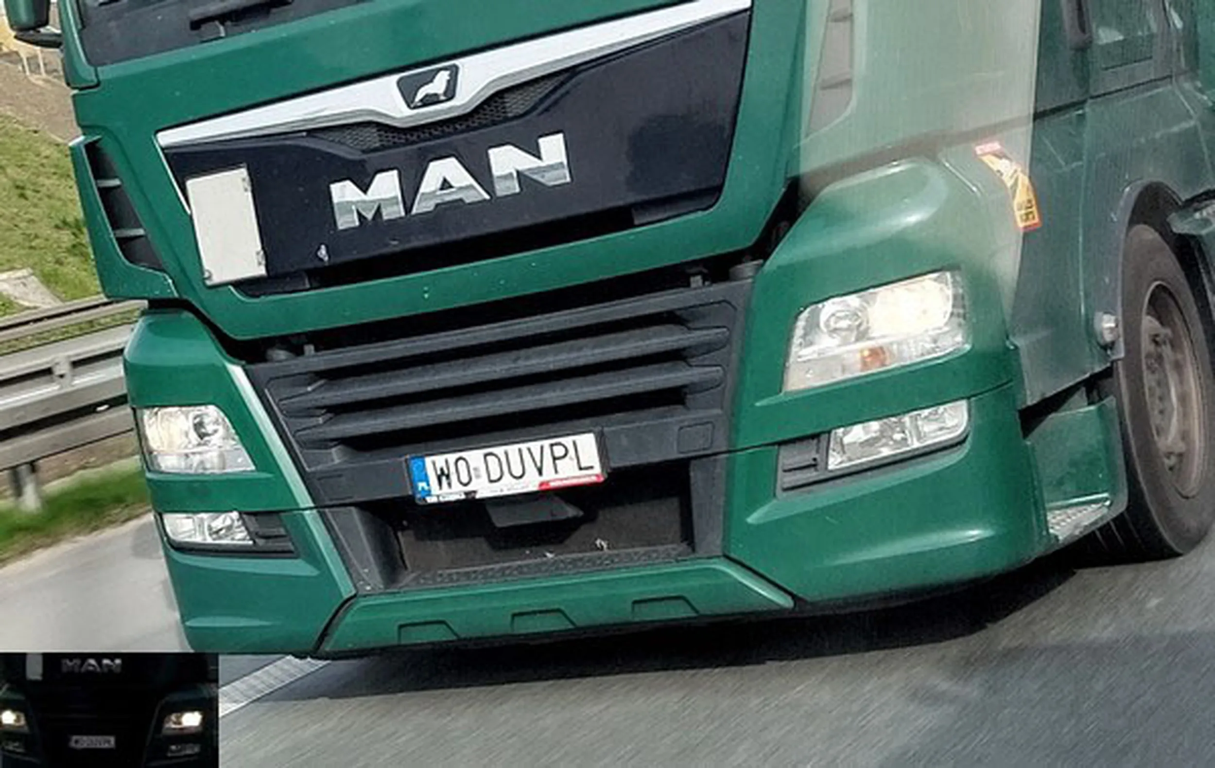 Fajny numer, blacha W0 DUVPL