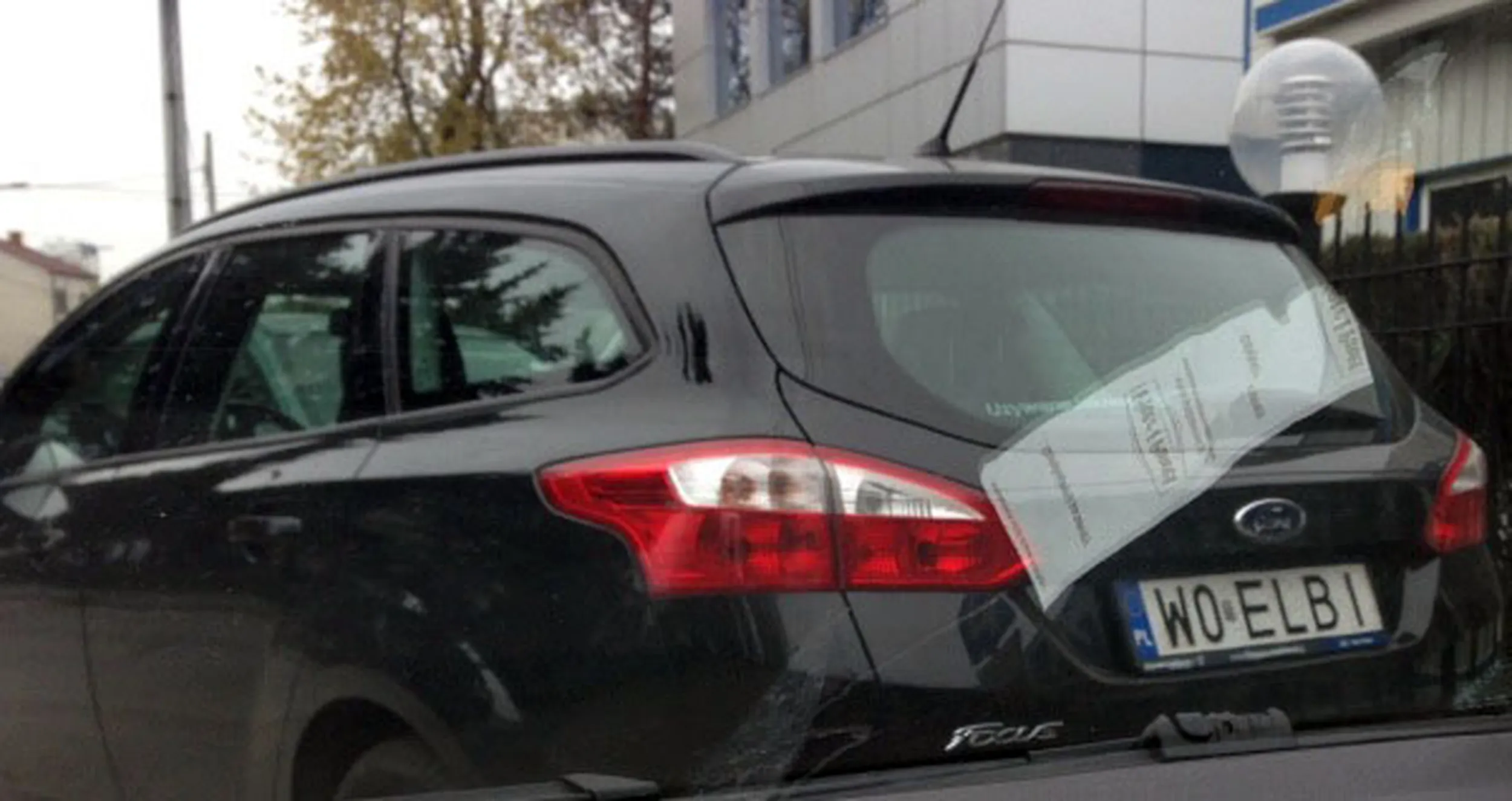 Fajny numer, blacha W0 ELBI