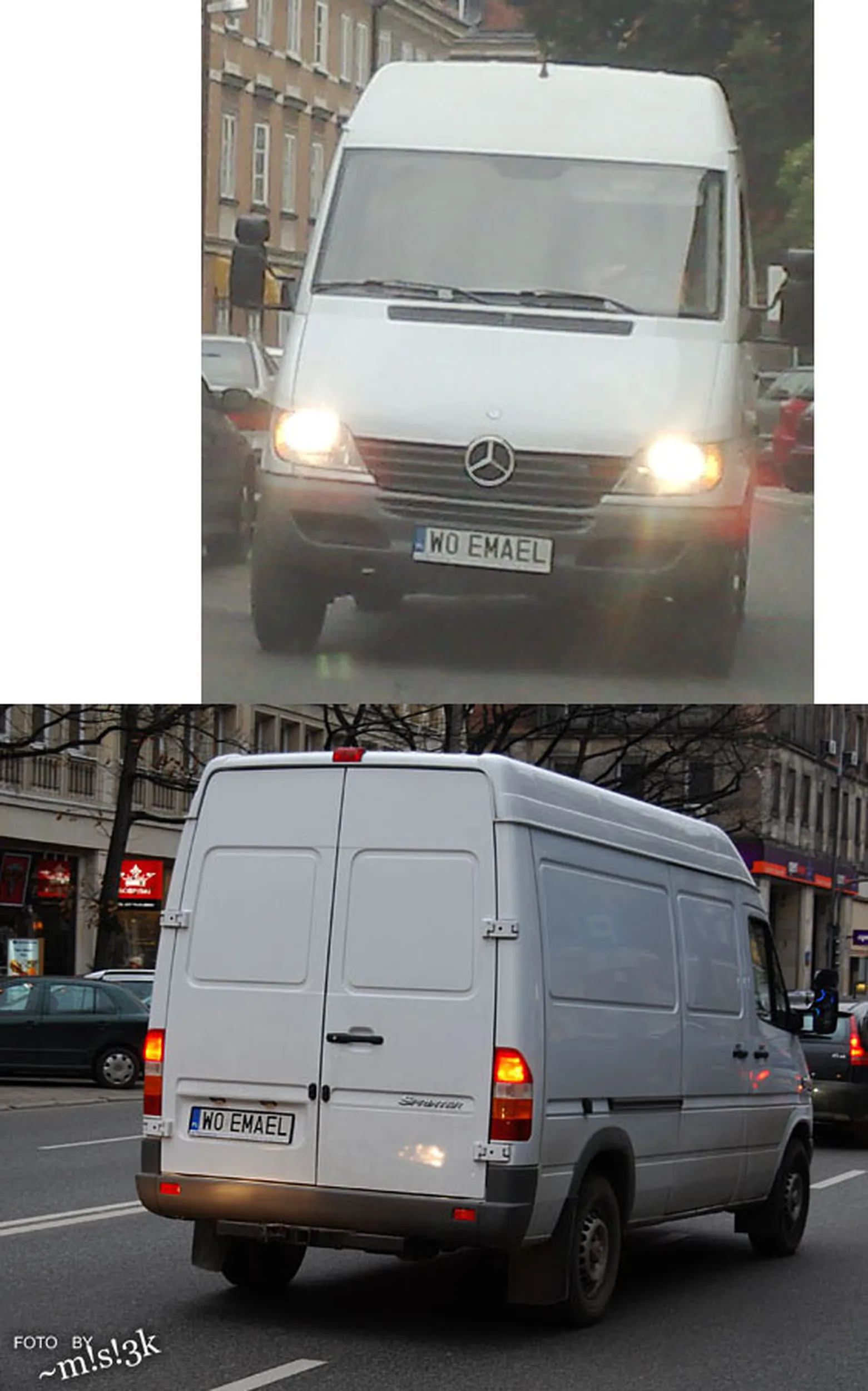 Fajny numer, blacha W0 EMAEL