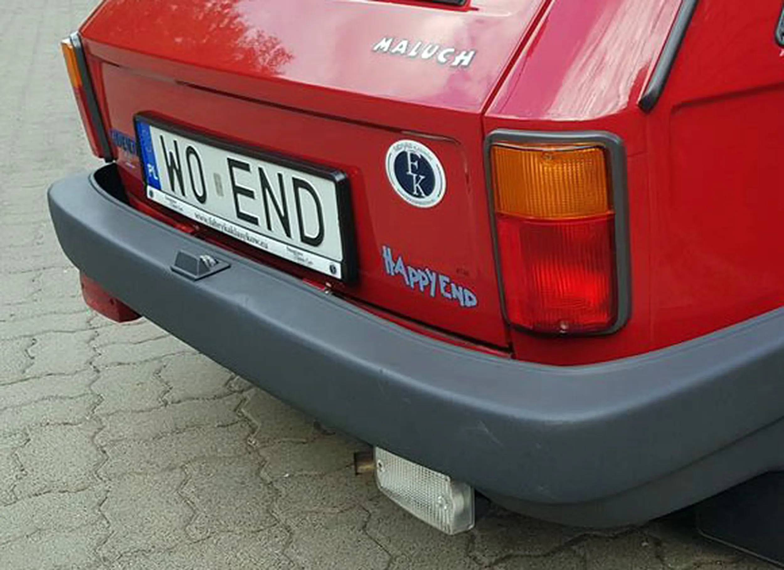 Fajny numer, blacha W0 END