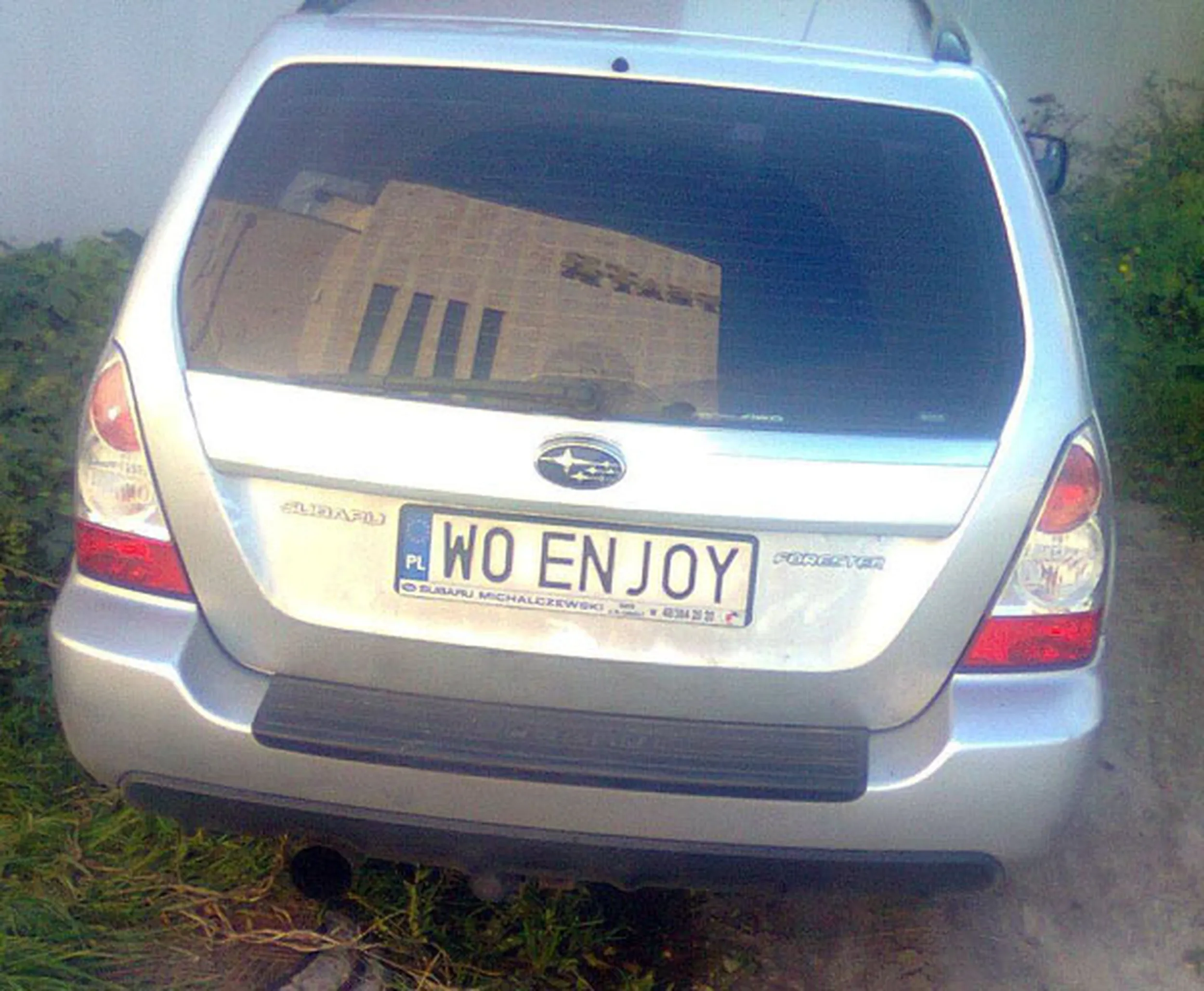 Fajny numer, blacha W0 ENJOY