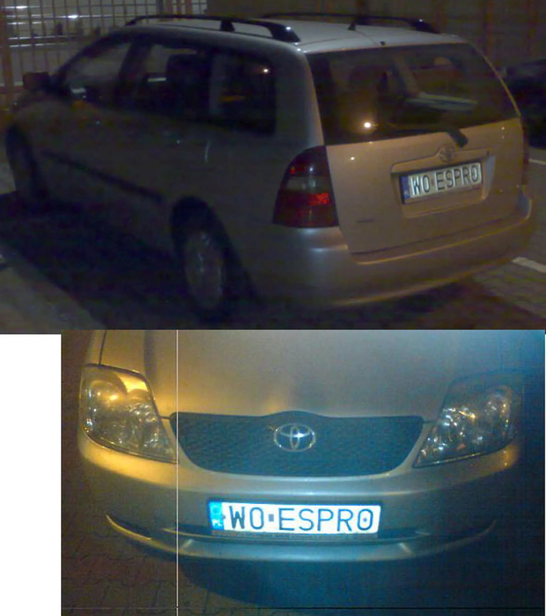 Fajny numer, blacha W0 ESPRO