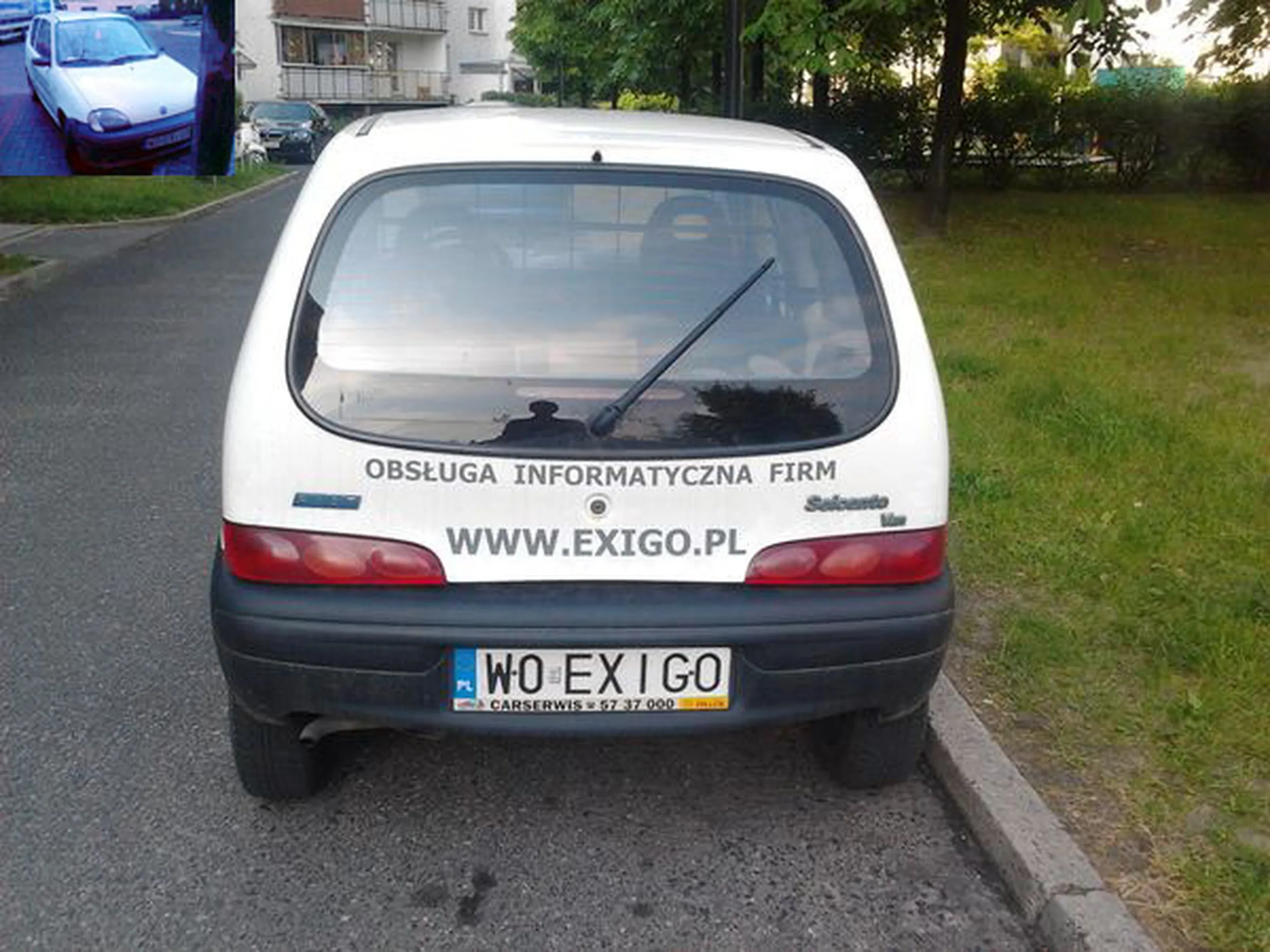 Fajny numer, blacha W0 EXIGO