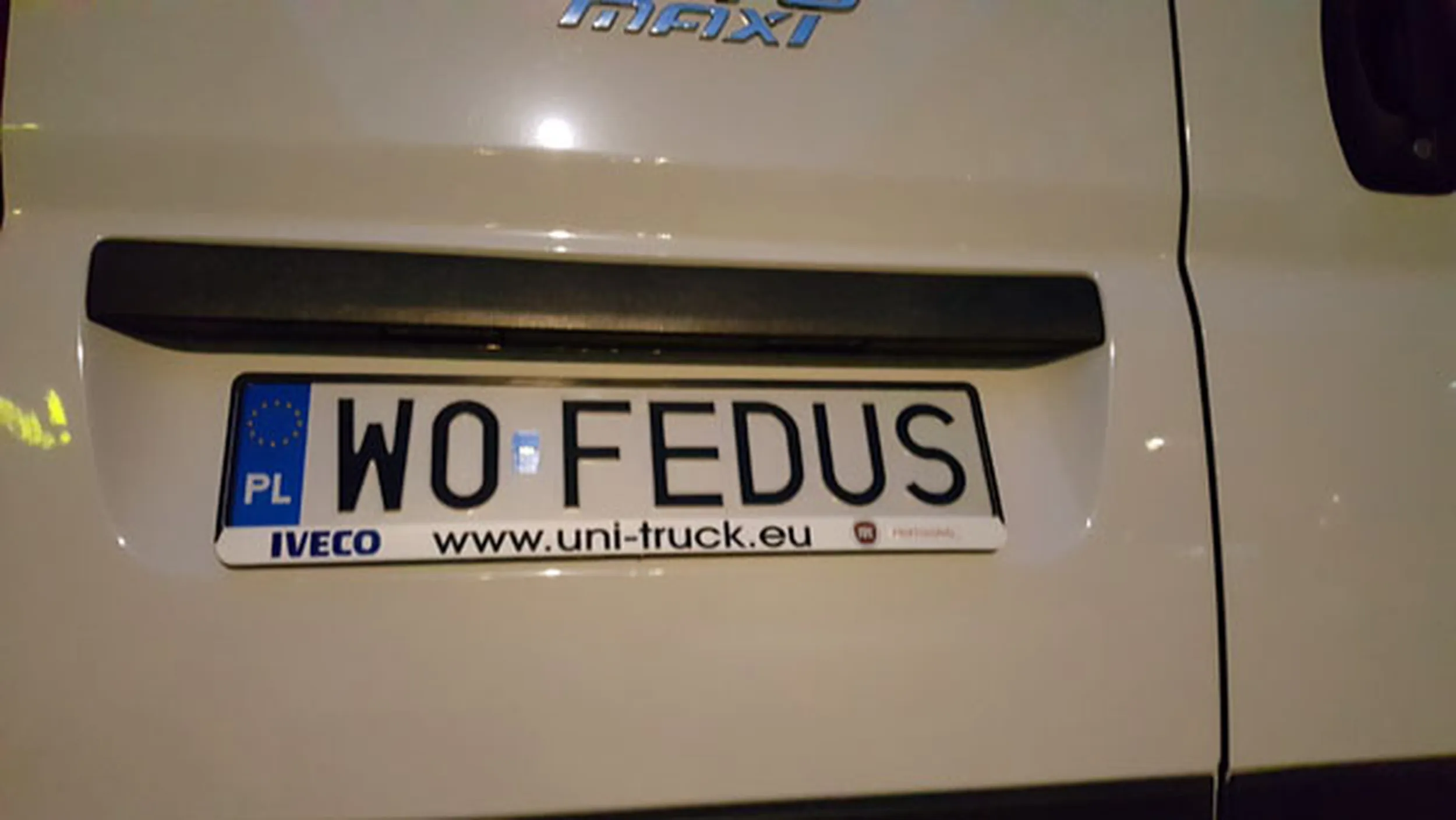 Fajny numer, blacha W0 FEDUS