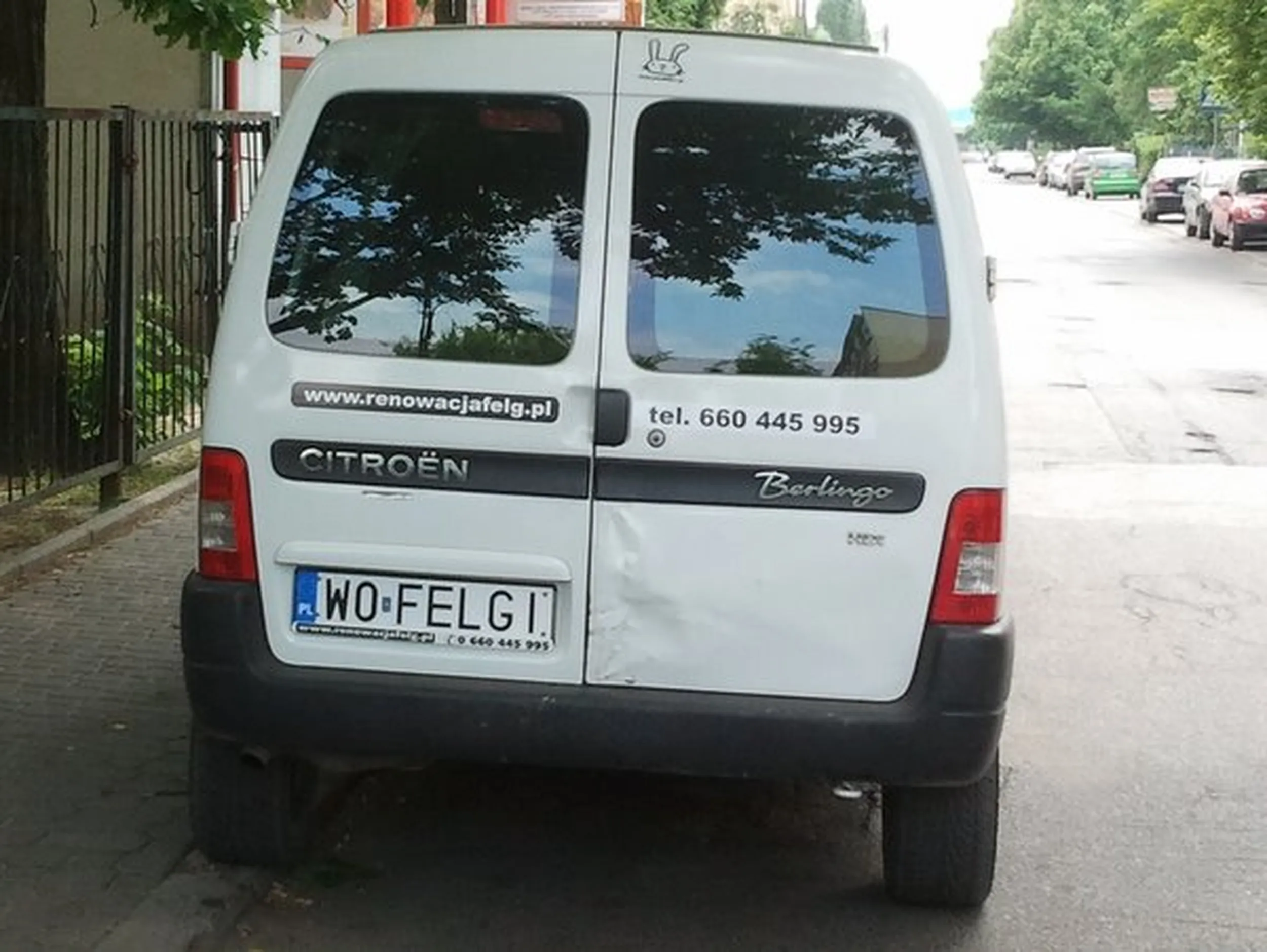 Fajny numer, blacha W0 FELGI