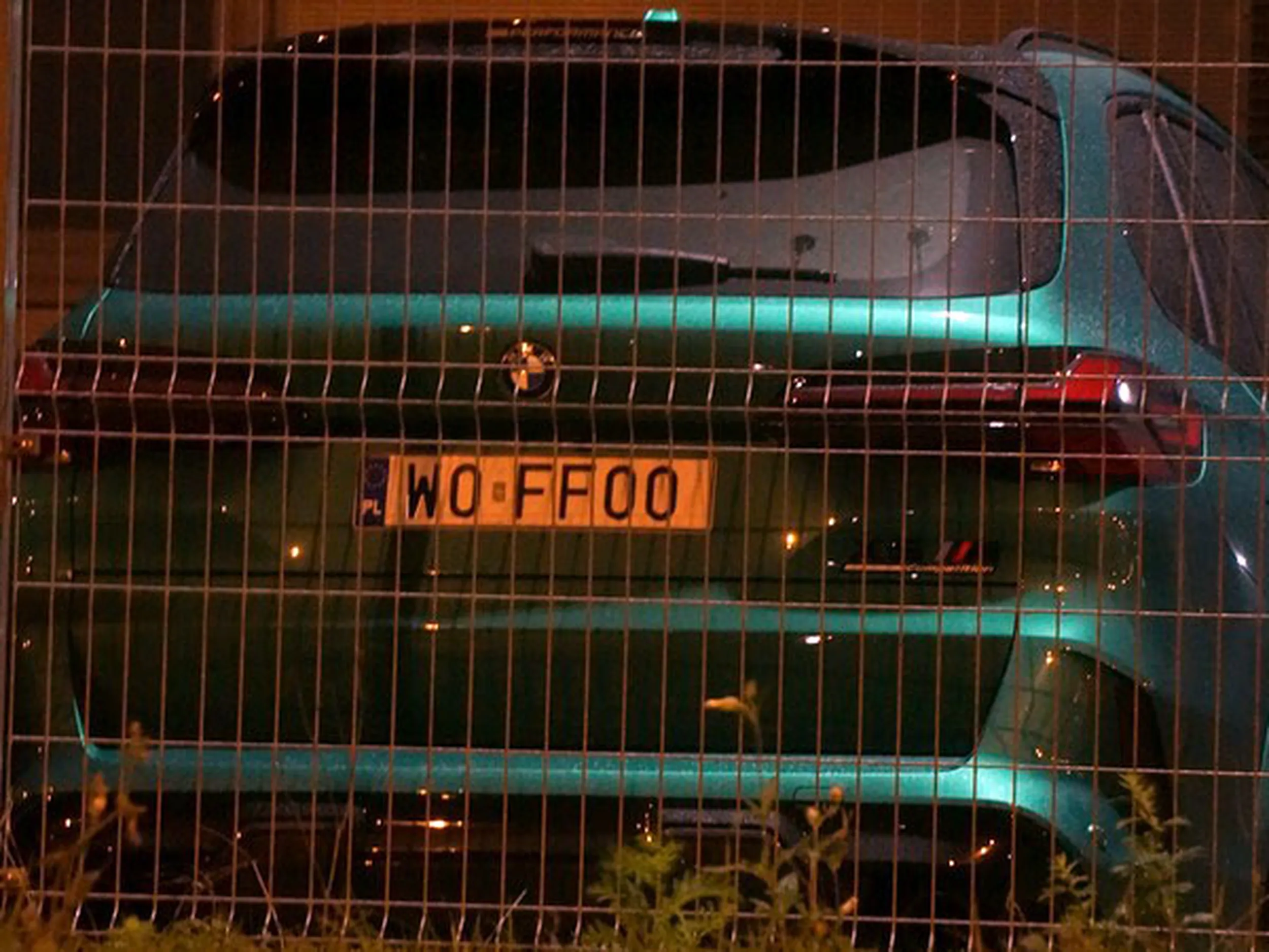 Fajny numer, blacha W0 FF00