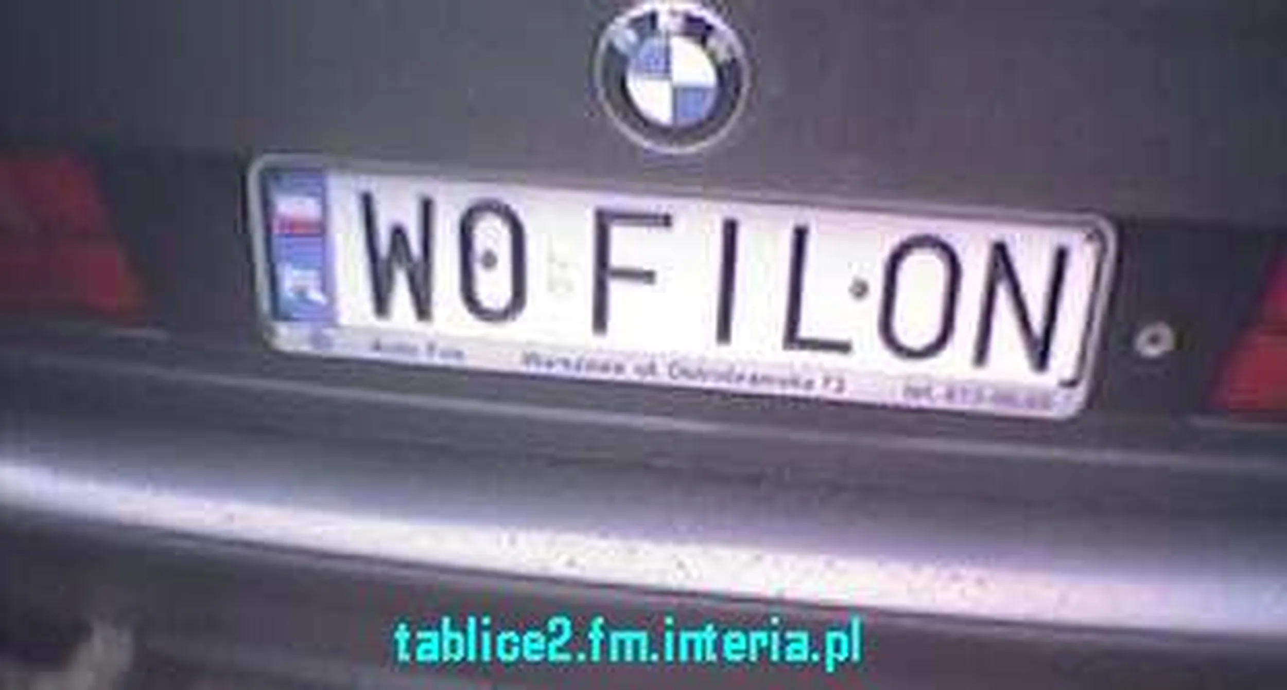 Fajny numer, blacha W0 FILON