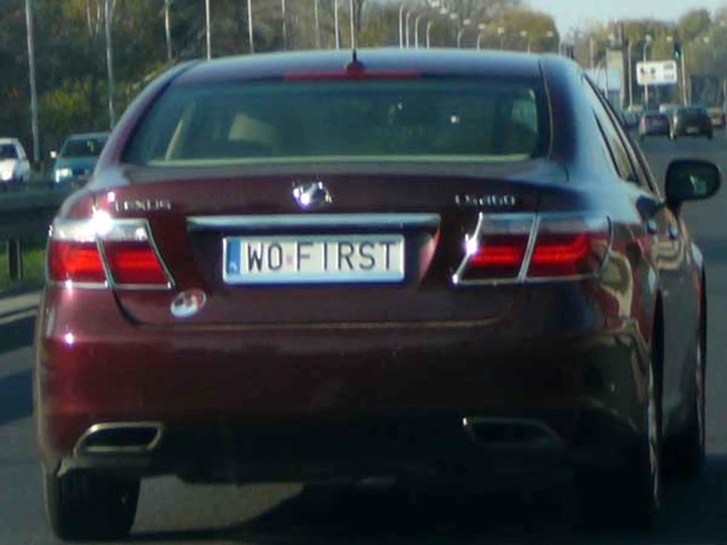 Fajny numer, blacha W0 FIRST