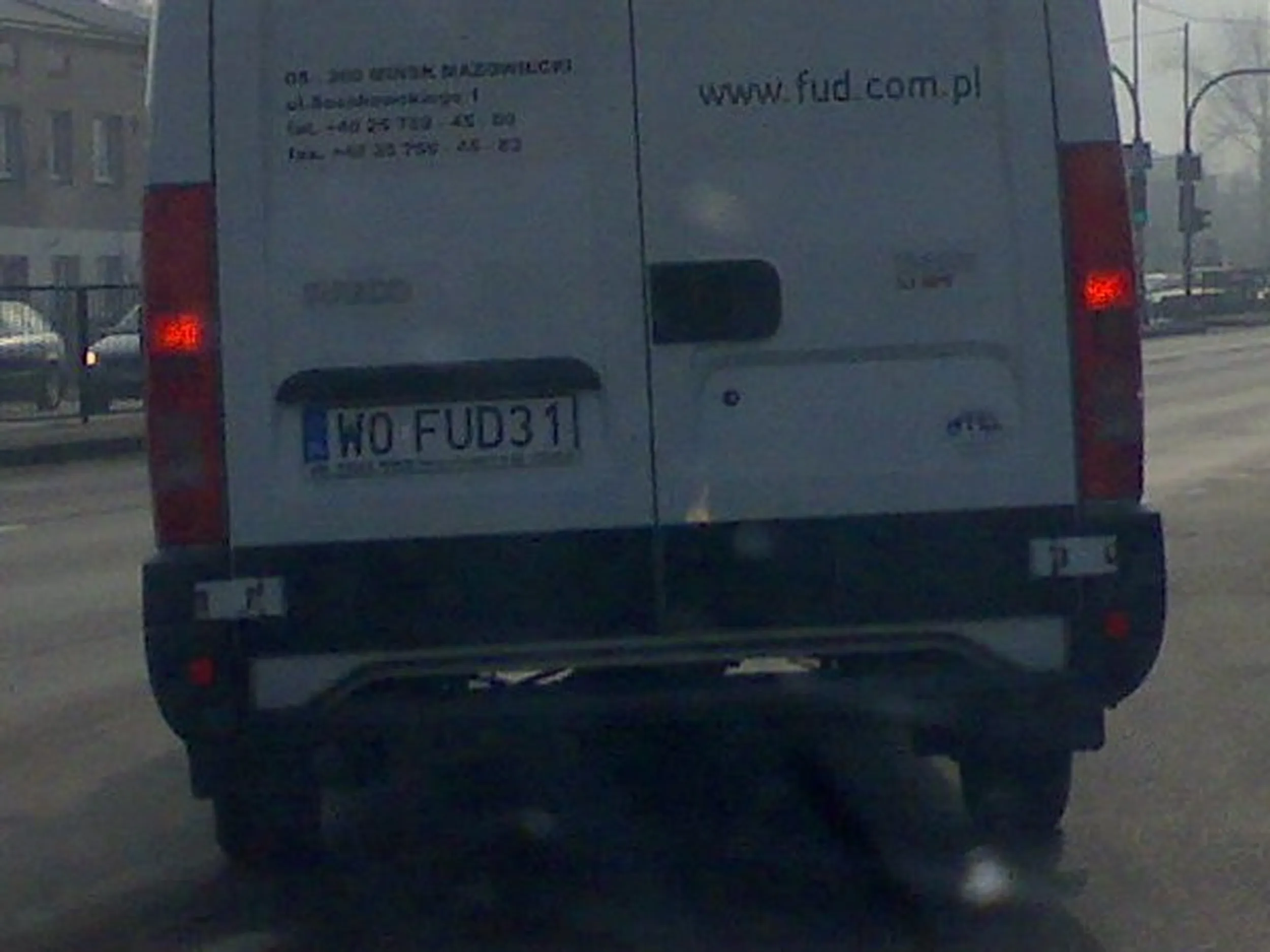 Fajny numer, blacha W0 FUD31