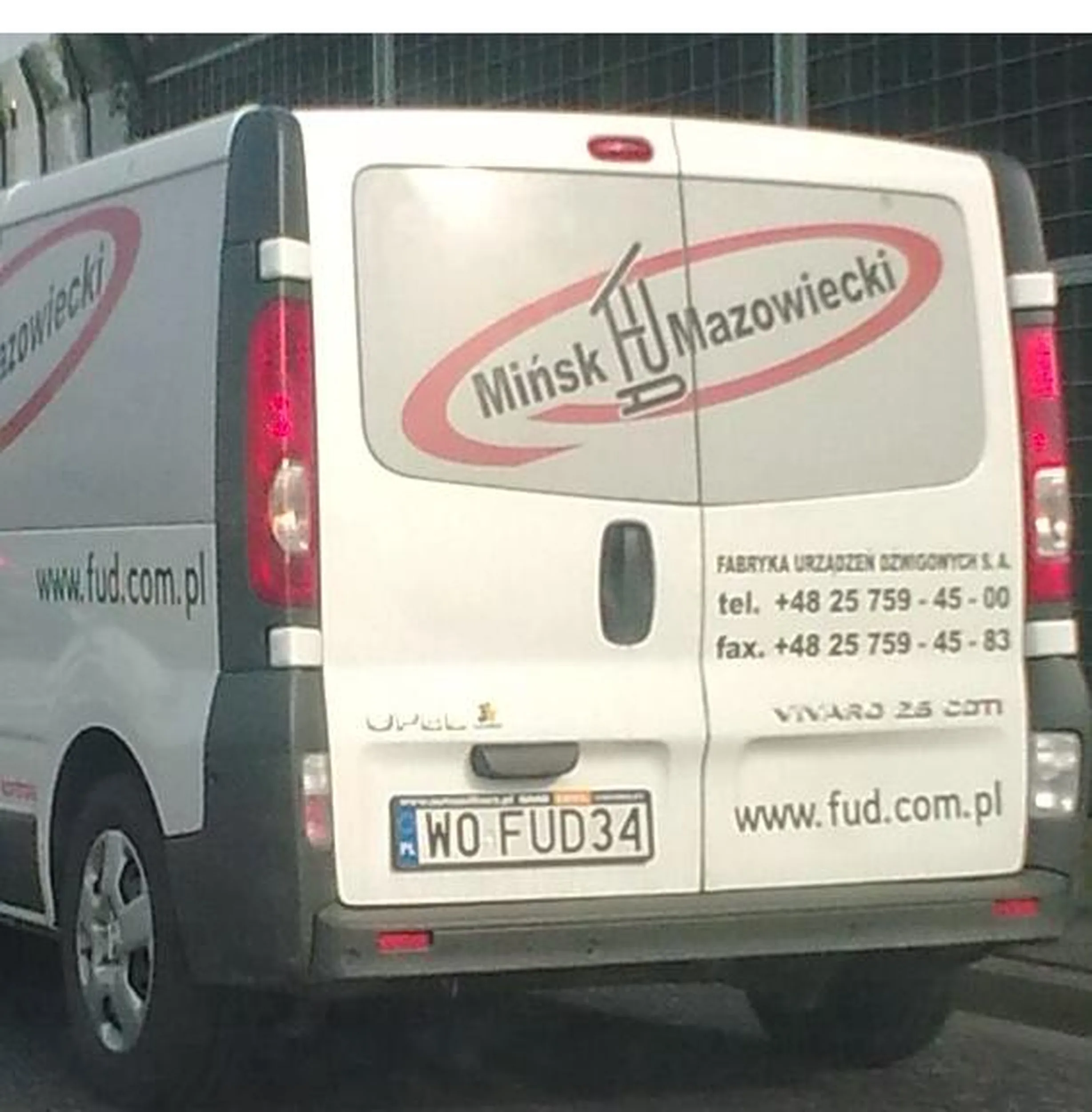 Fajny numer, blacha W0 FUD34