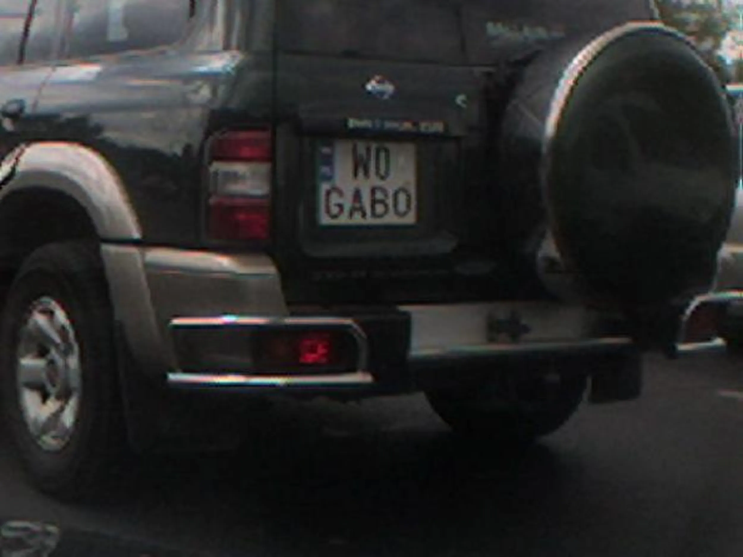 Fajny numer, blacha W0 GABO