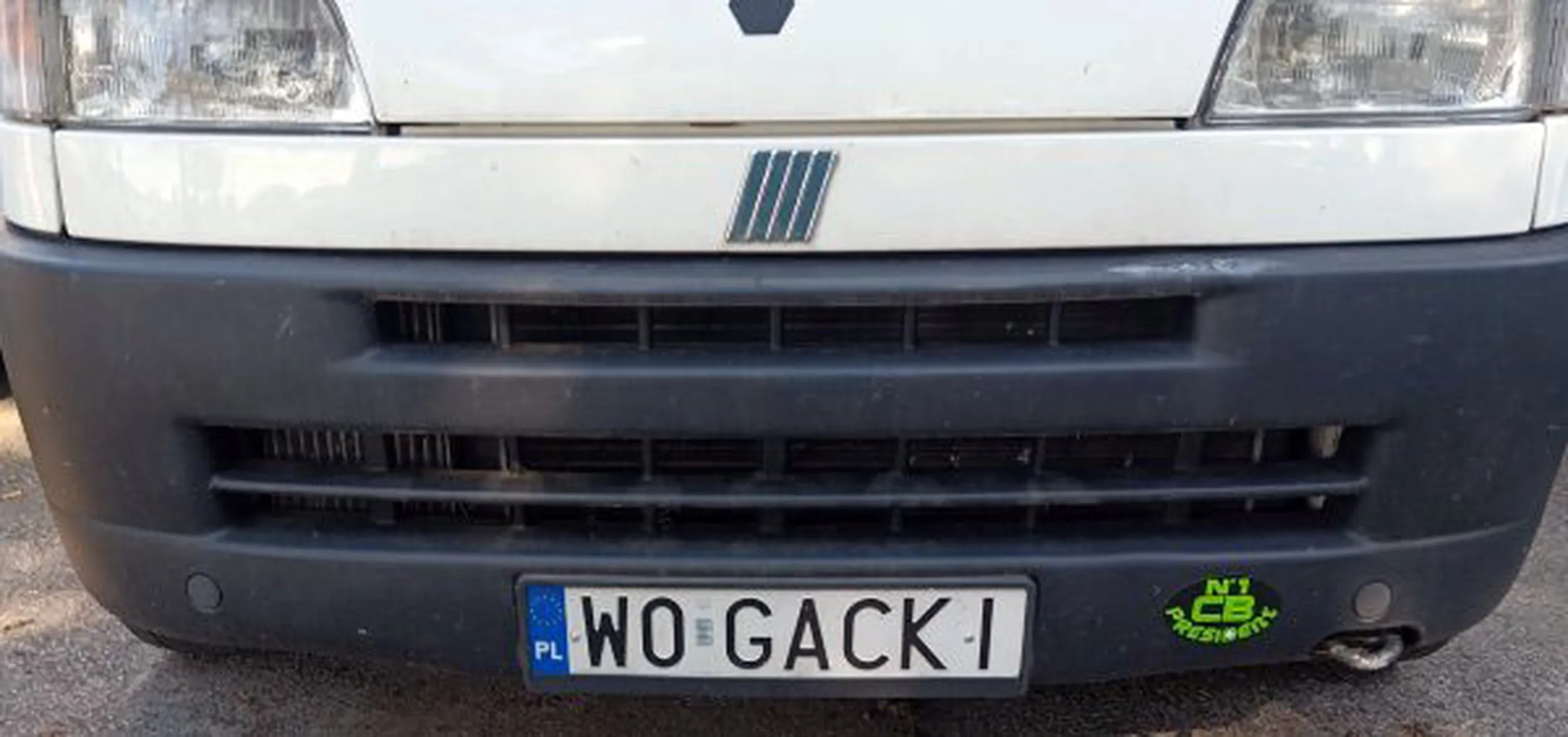 Fajny numer, blacha W0 GACKI